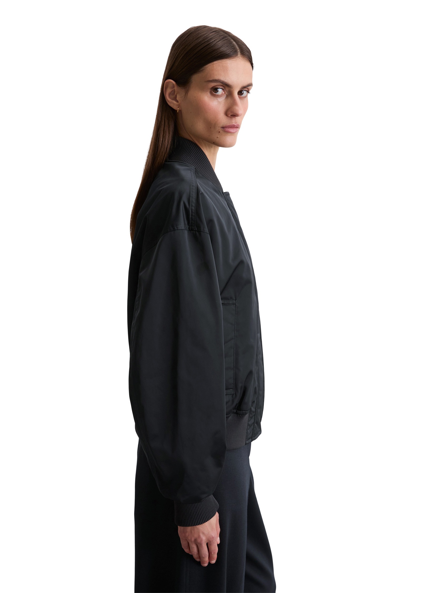 Marc OPolo Outdoorjacke "aus recyceltem Polyester-Twill", ohne Kapuze günstig online kaufen