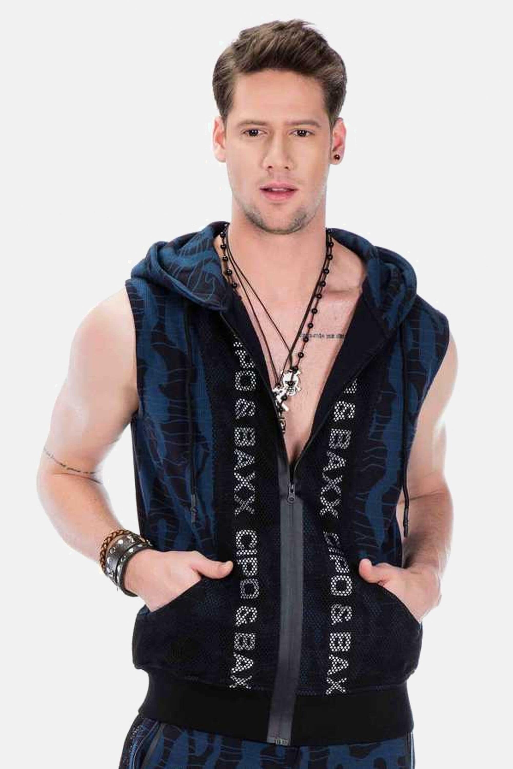 Cipo & Baxx Sweatweste "Westen", 1 Stk. mit Mustermix, CL-297 günstig online kaufen