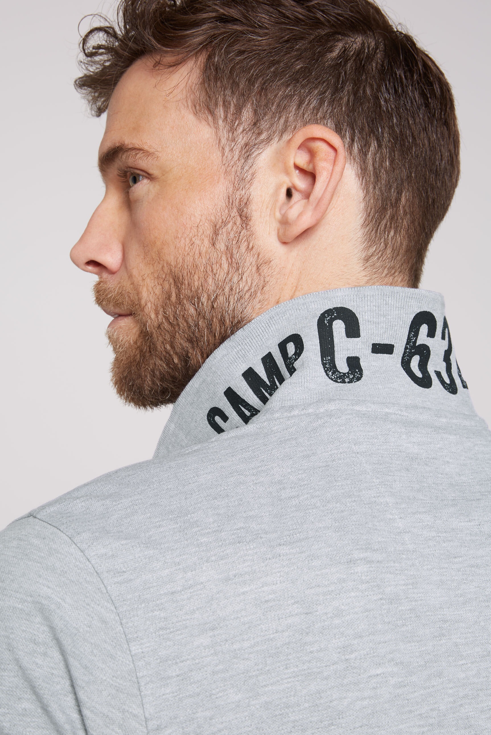 CAMP DAVID Poloshirt, mit Seitenschlitze