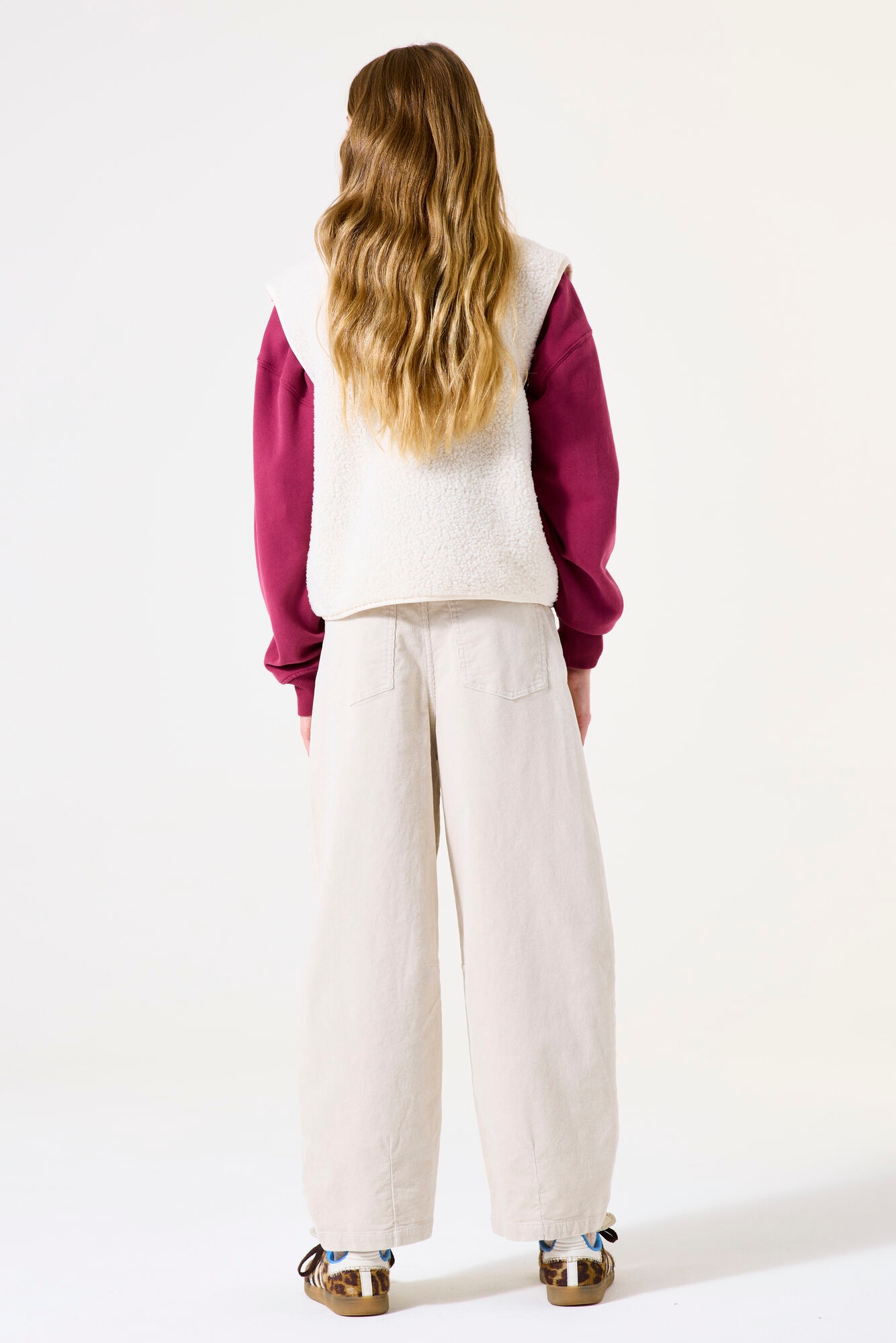 Garcia Strickweste mit Stickerei