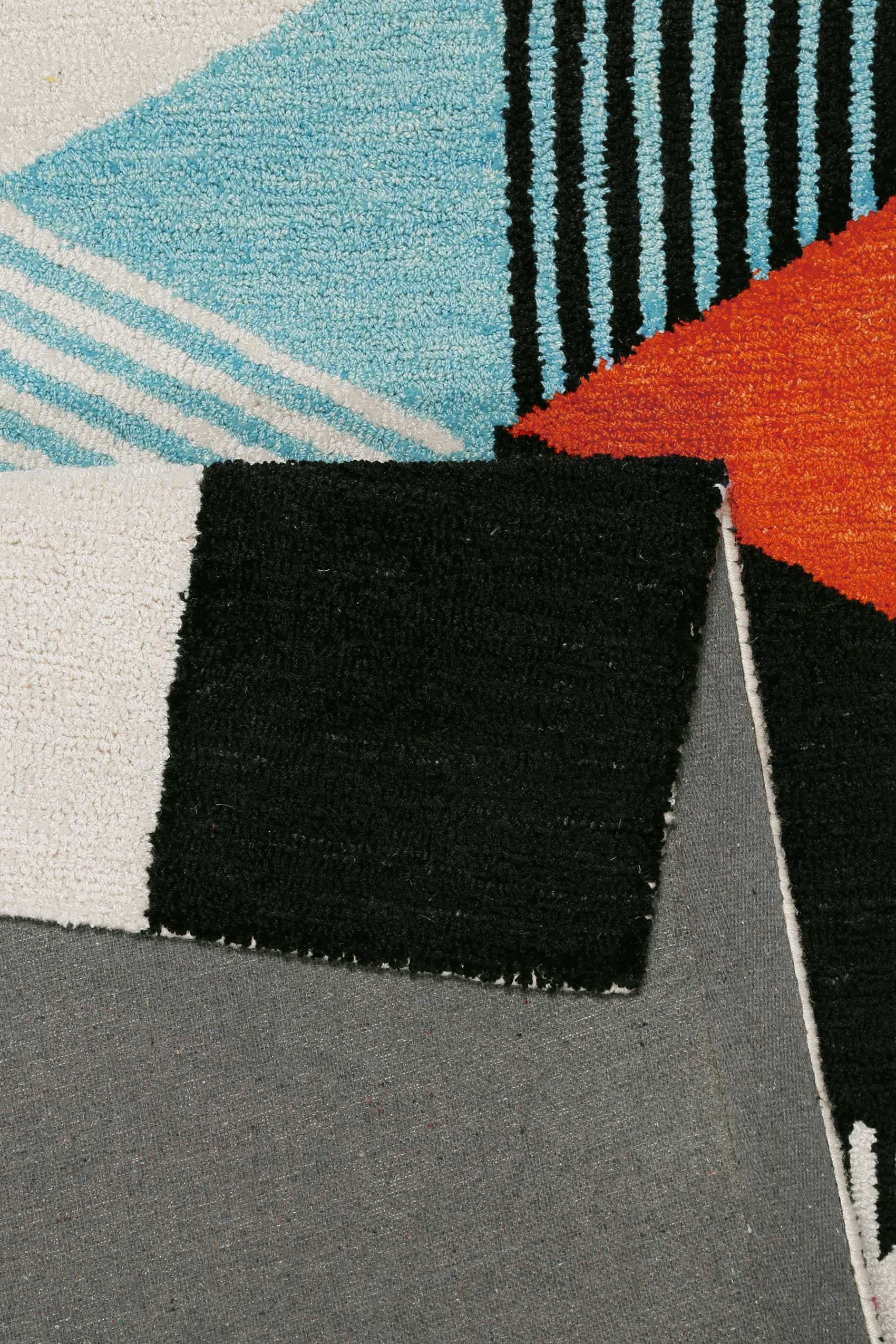 Esprit Teppich »Uptown,  ESP-39872«, rechteckig, 8 mm Höhe, bunt, handgetuftet, grafischer Retro Look für Wohnzimmer, Schlafzimmer
