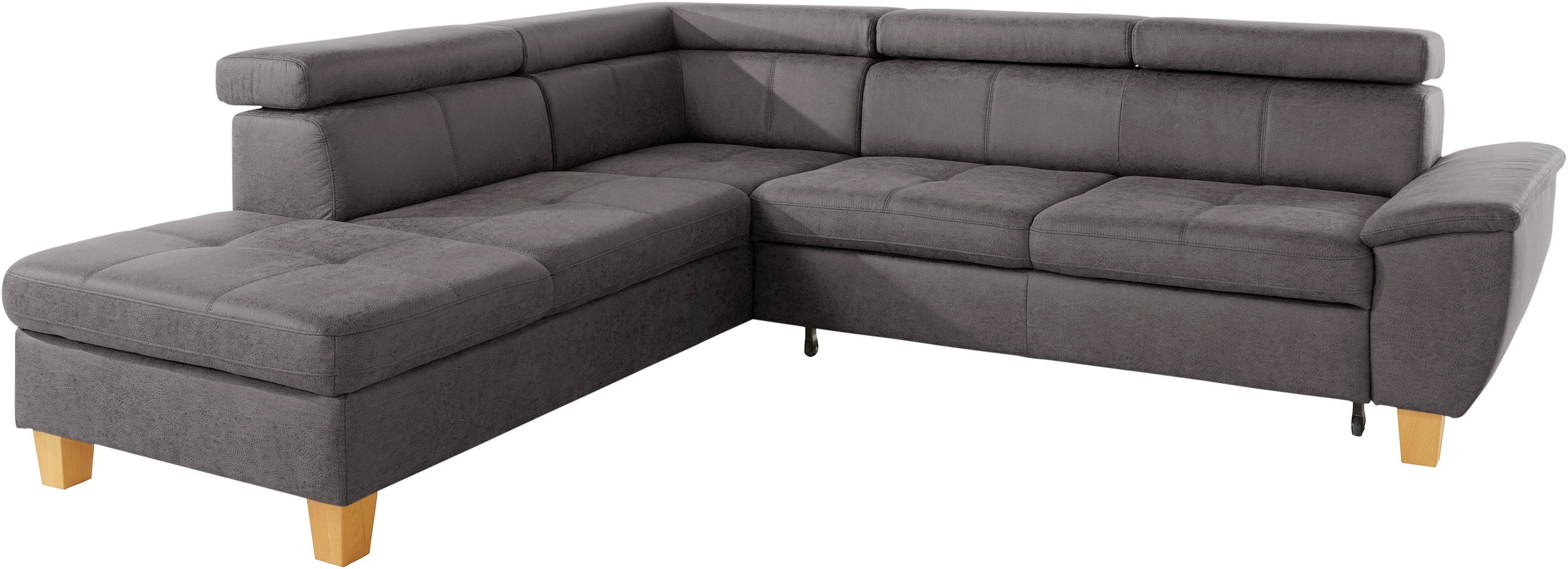 exxpo - sofa fashion Ecksofa "Enya, hoher Sitzkomfort, Breite 266cm, bequem günstig online kaufen