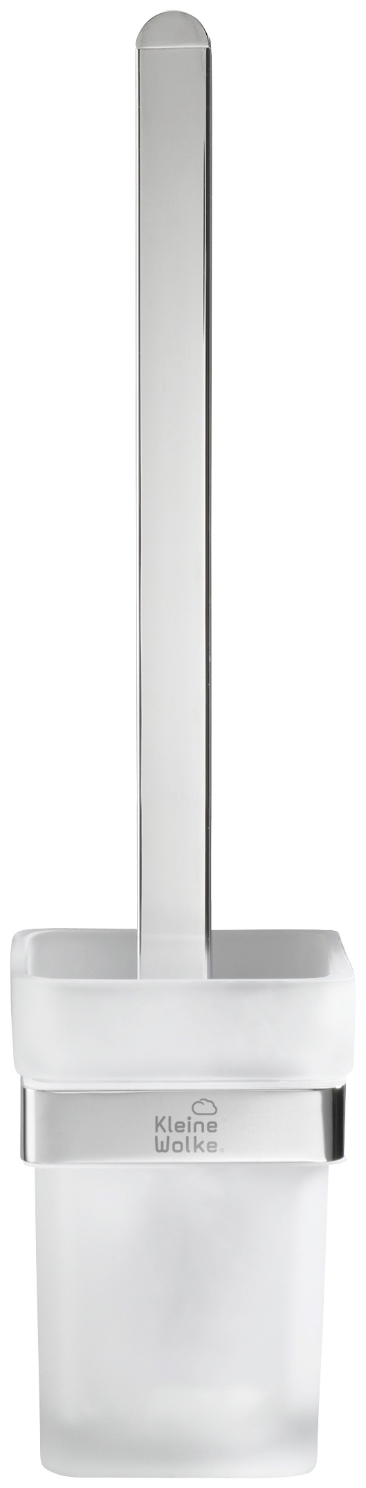 Thumbnail - Kleine Wolke WC-Garnitur "Meo" aus Edelstahl Glas Messing mit Wandhalterung