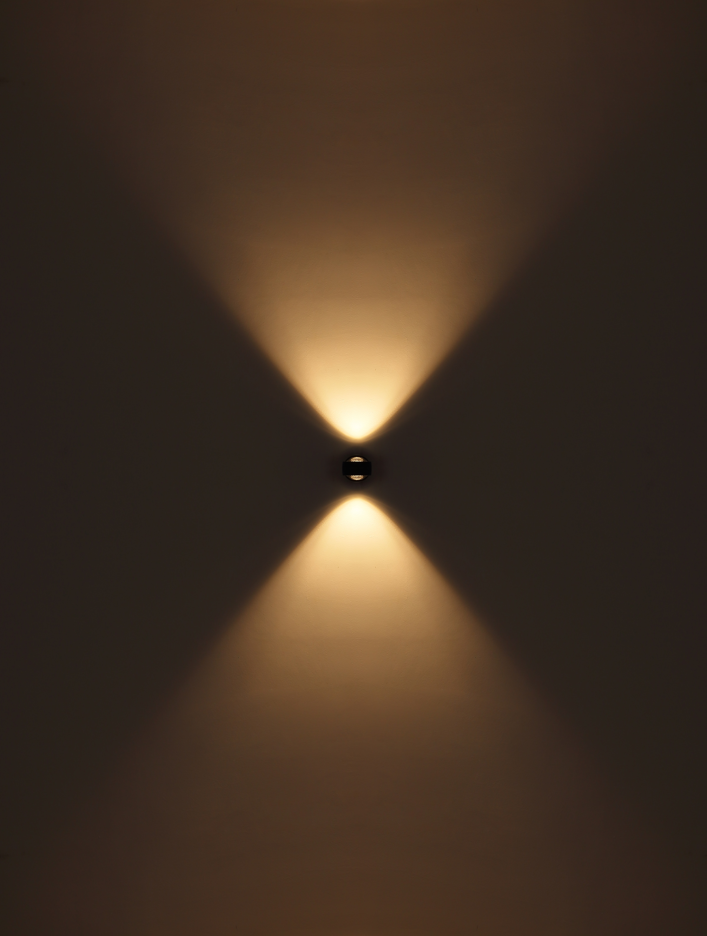 GLOBO LIGHTING LED Wandleuchte »RANDI«, Leuchtmittel LED-Modul | LED fest integriert, Wandlampe/Lichtschein: auf- und abwärts/schwarz/Glas