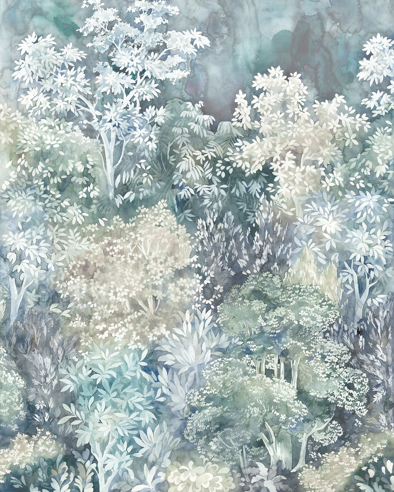 Komar Vliestapete "Forêt Enchantée", 200x250 cm (Breite x Höhe)