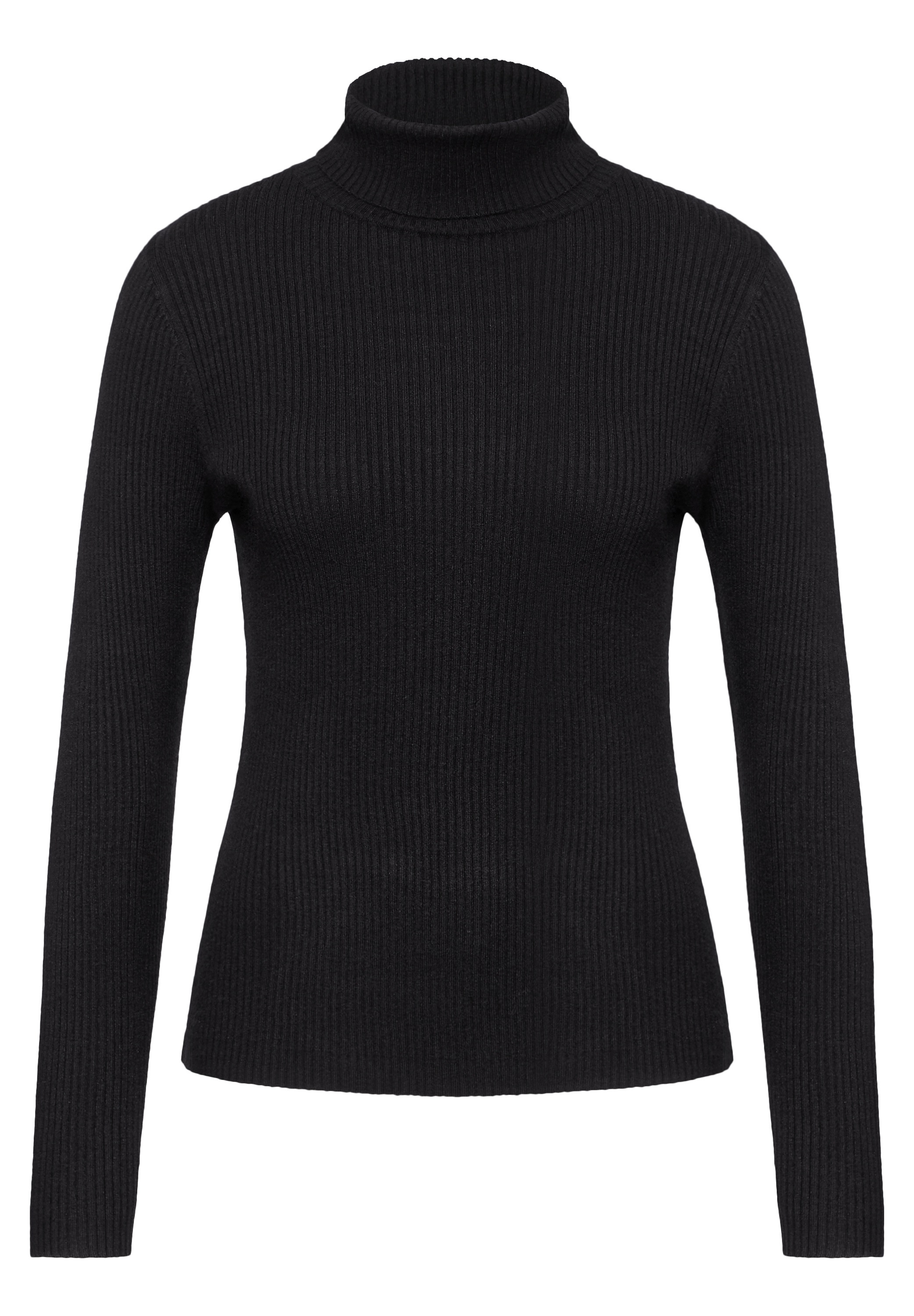 STREET ONE Rollkragenpullover, aus stretchigem Viskosematerial