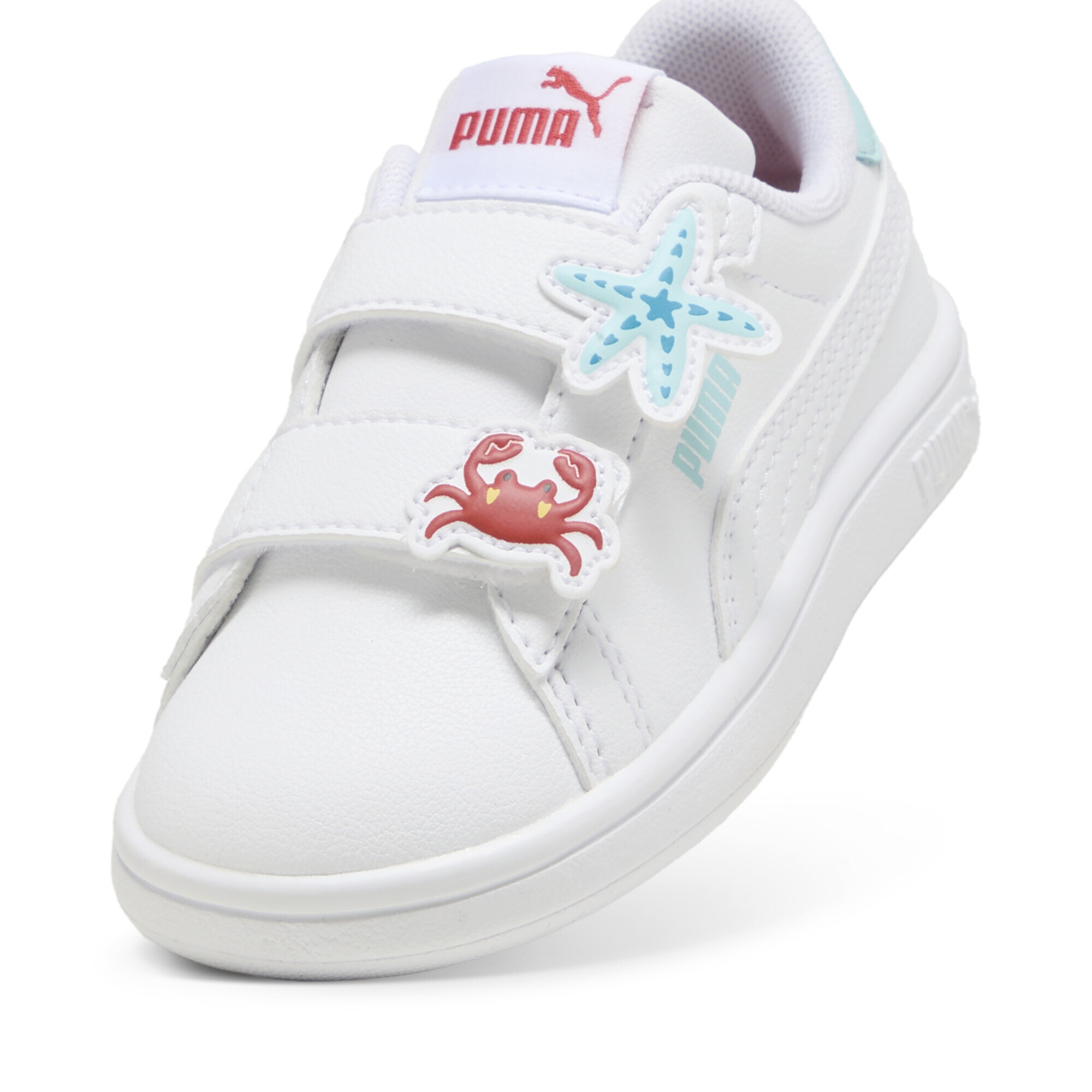 PUMA Sneaker »Smash 3.0 Badges Sneakers Mädchen«