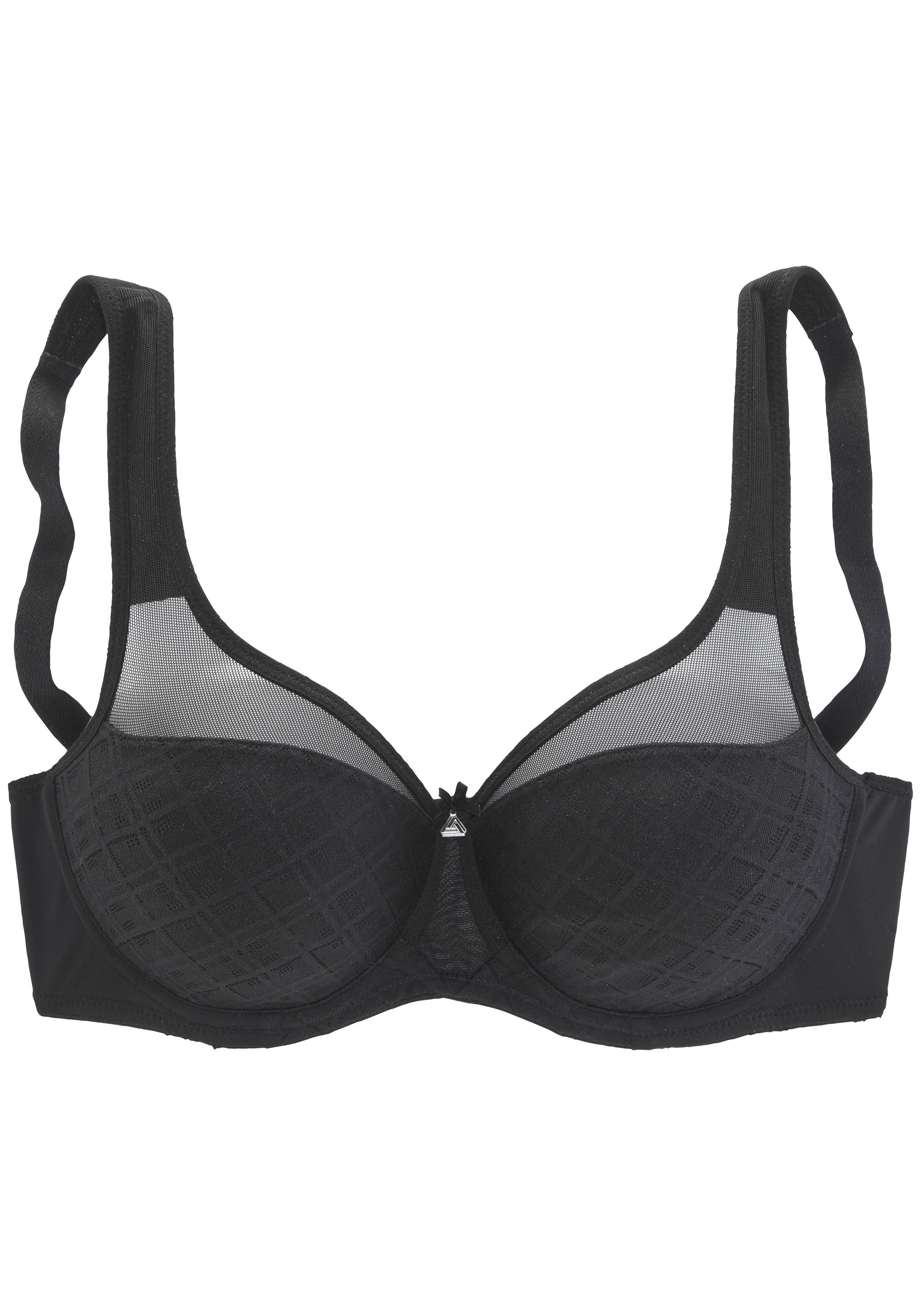 Nuance by Lascana Minimizer-BH ", BH mit Bügel, Spitzen-BH" mit breiten Trägern – ideal für grosse Grössen