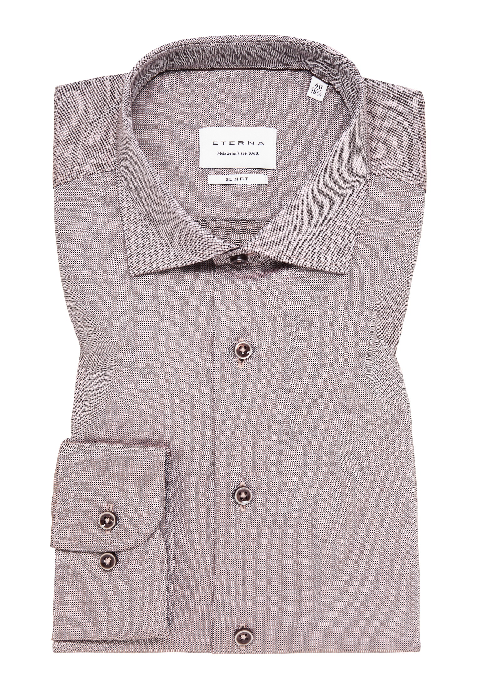 Eterna Langarmhemd »SLIM FIT«, NON IRON (bügelfrei)