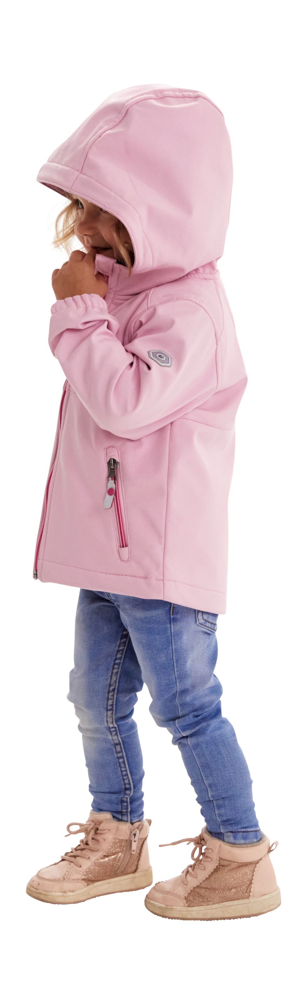 Killtec Softshelljacke »Mini Softshelljacke«, Wasserabweisende Softshelljacke, warm, farblich abgesetzte Akzente