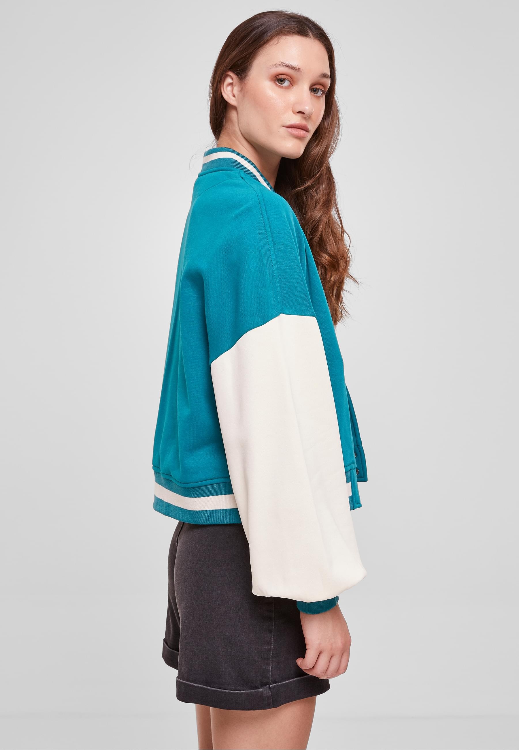URBAN CLASSICS Collegejacke »Urban Classics Damen«, (1 St.), ohne Kapuze