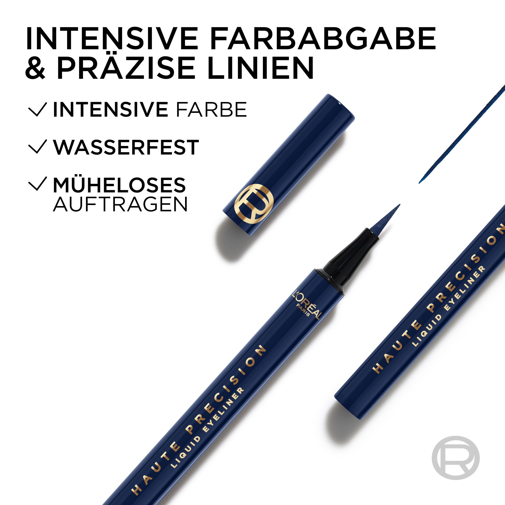 L'ORÉAL PARIS Eyeliner »HAUTE PRECISION« hält bis zu 24H, wasserfest