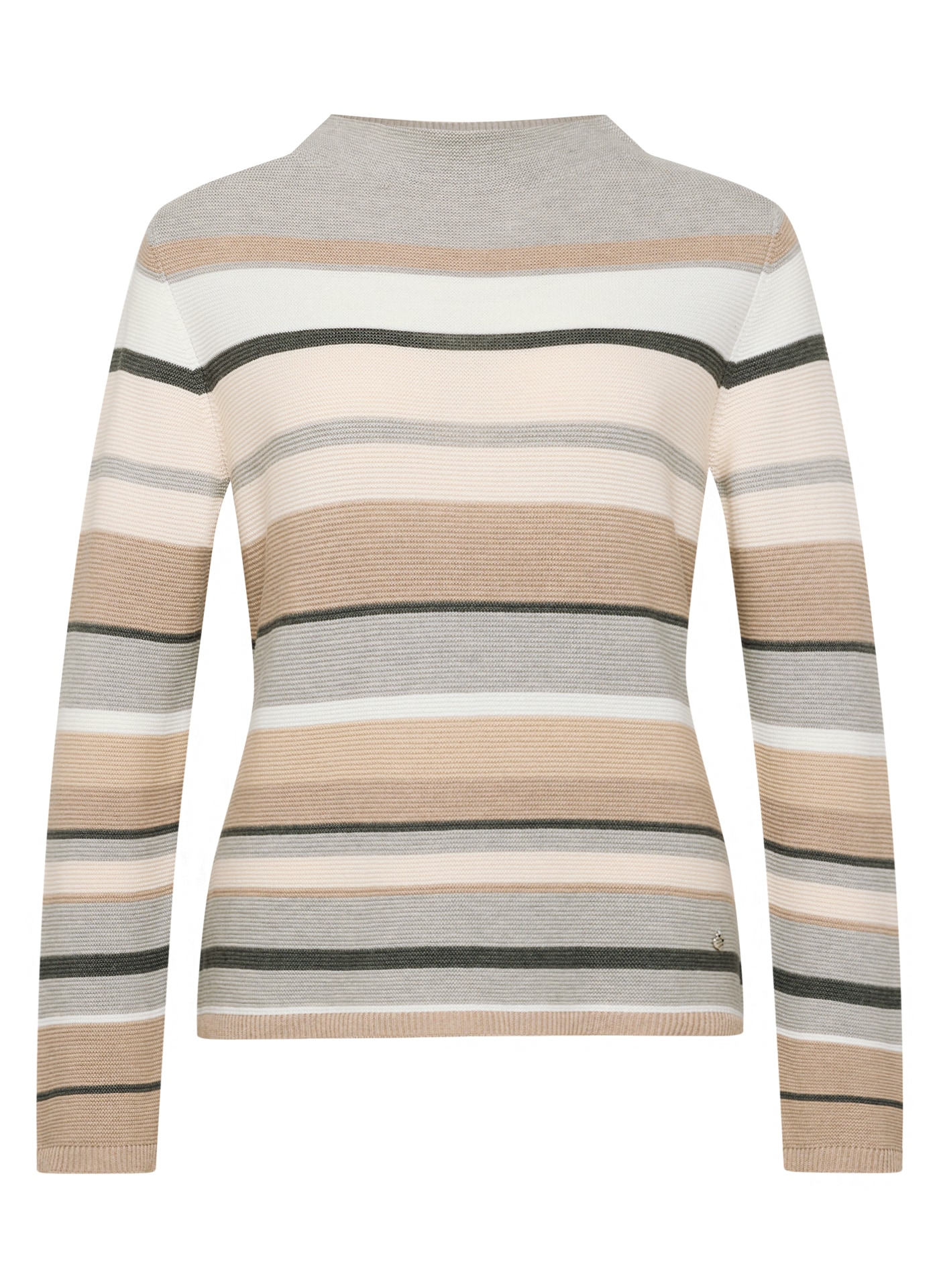 Rabe Streifenpullover mit intarsien Muster