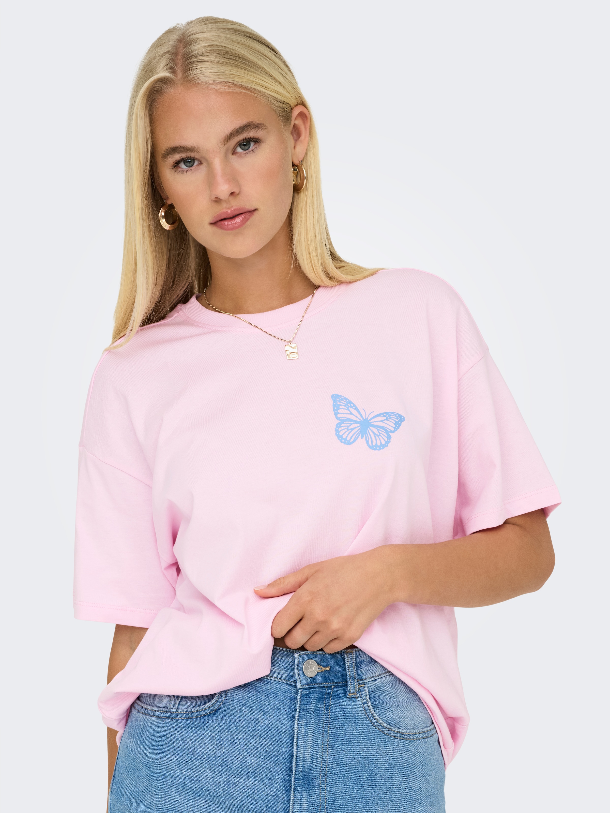 ONLY Kurzarmshirt »ONLVIVVI LIFE S/S LOVELY TOP JRS«