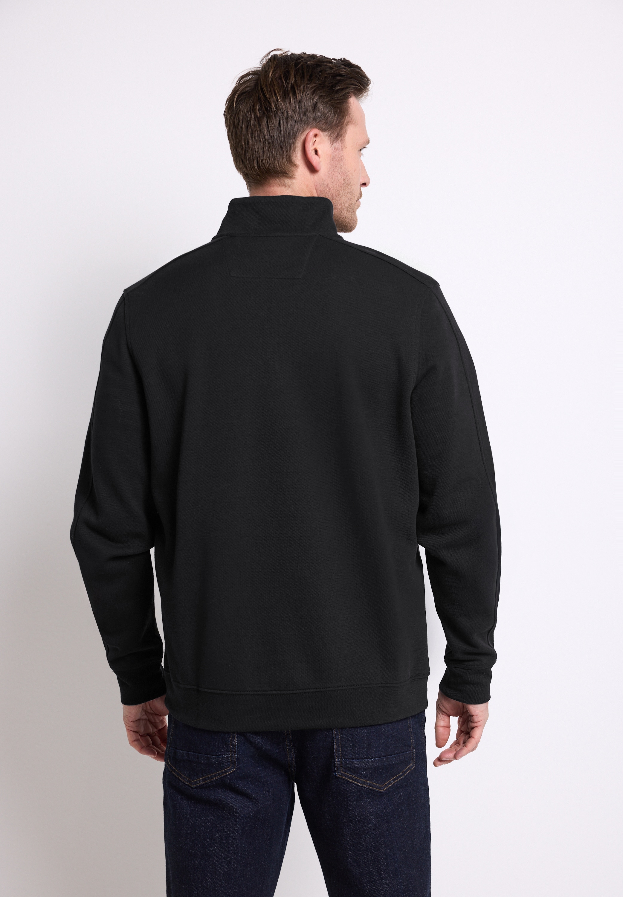 STREET ONE MEN Rollkragenpullover im soften Baumwoll-Mix