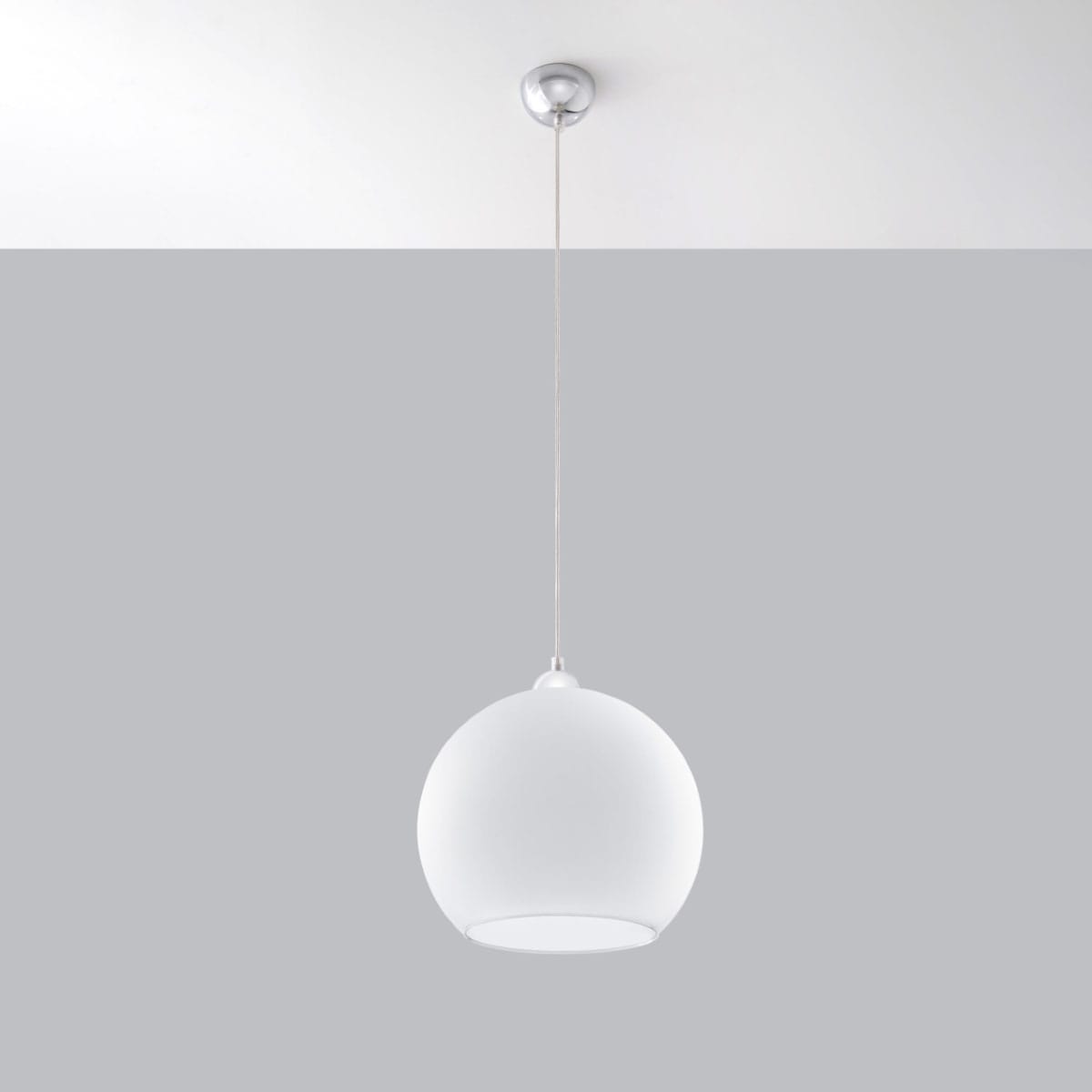 SOLLUX lighting Hängeleuchte »BALL«, 1 flammig, Leuchtmittel E27 | ohne Leuchtmittel, Verteiltes Licht