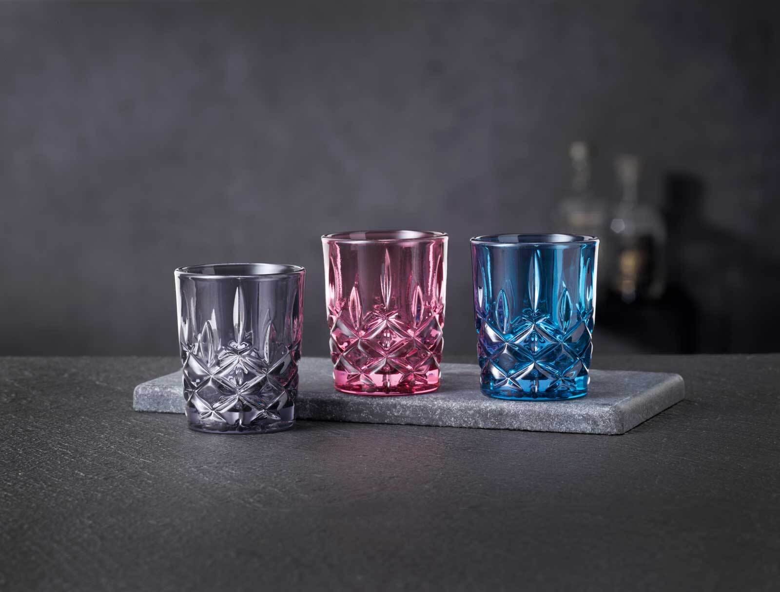 Nachtmann Schnapsglas »Stamper Vintage Colors Noblesse 55 ml 6er Set bunt«