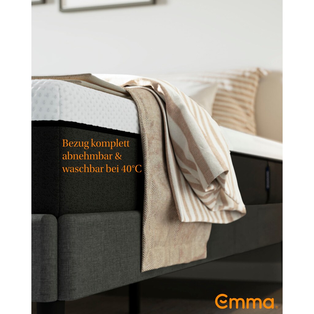 Emma Gelschaummatratze »Emma 25«, 25 cm cm hoch, (1 St.), Premium Qualität. Extra Komfort durch 25cm Premium Schaum. Optimale Druckverteilung und Körperunterstützung.