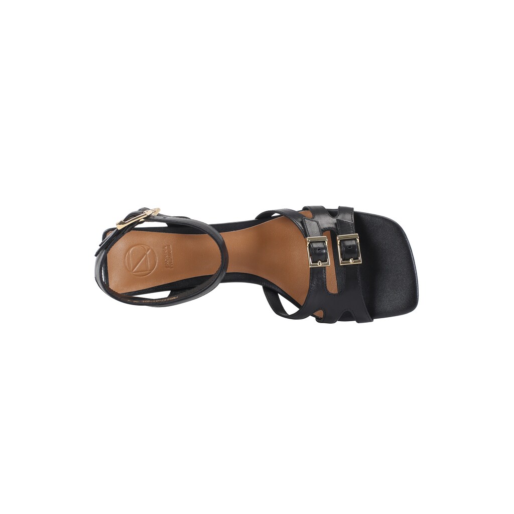 Schuhe Schuhtrends für Damen ekonika Sandale, aus hochwertigem Naturleder schwarz Schuhe Schuhtrends für Damen ekonika Sandale, aus hochwertigem Naturleder schwarz