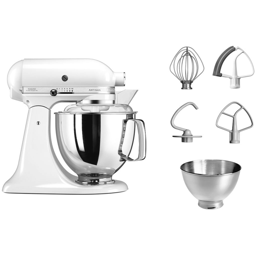 KitchenAid Küchenmaschine »5KSM175PSEWH WEISS«