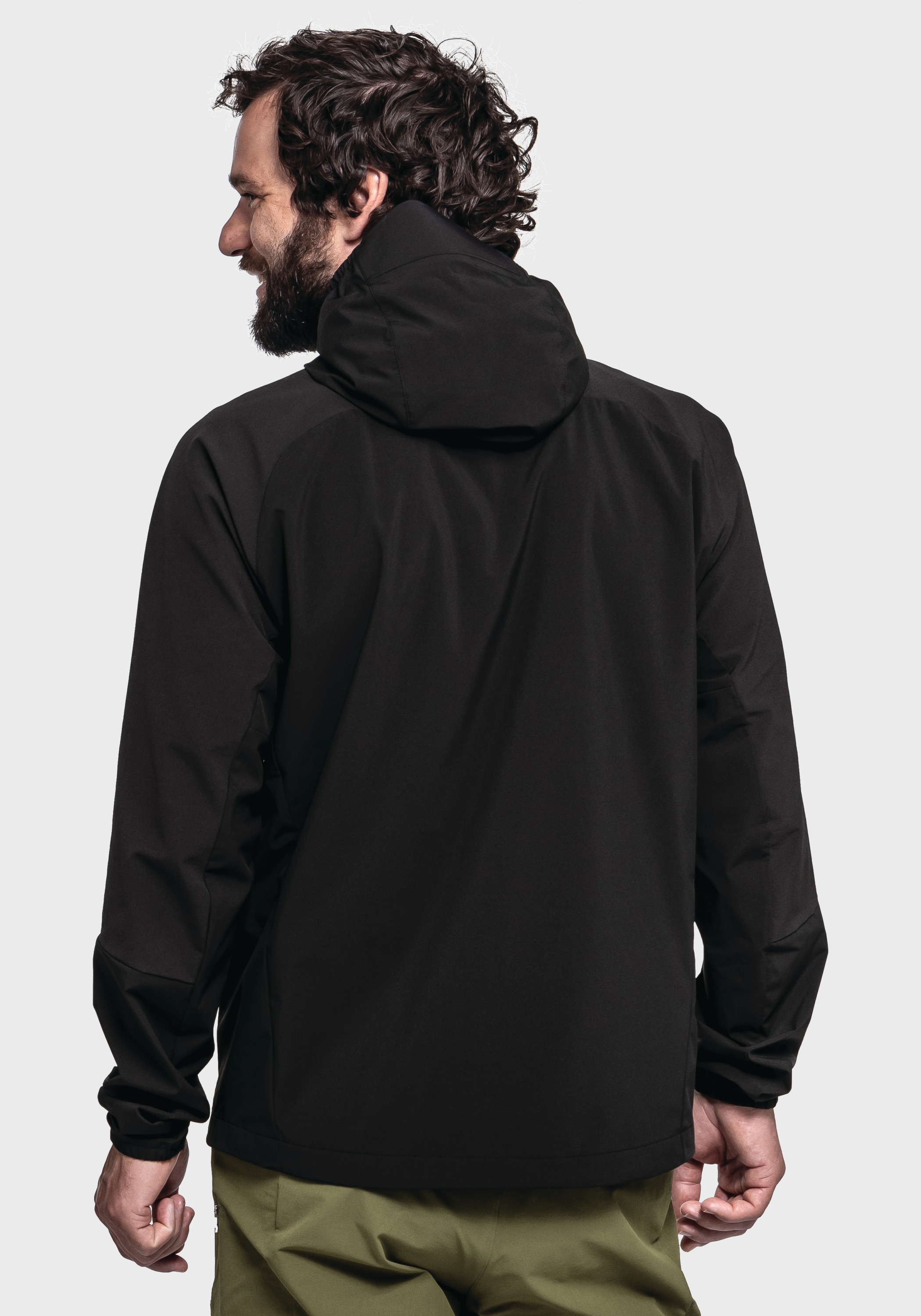 Schöffel Outdoorjacke »Bike Hybrid Jk Style Mamry MNS«, mit Kapuze