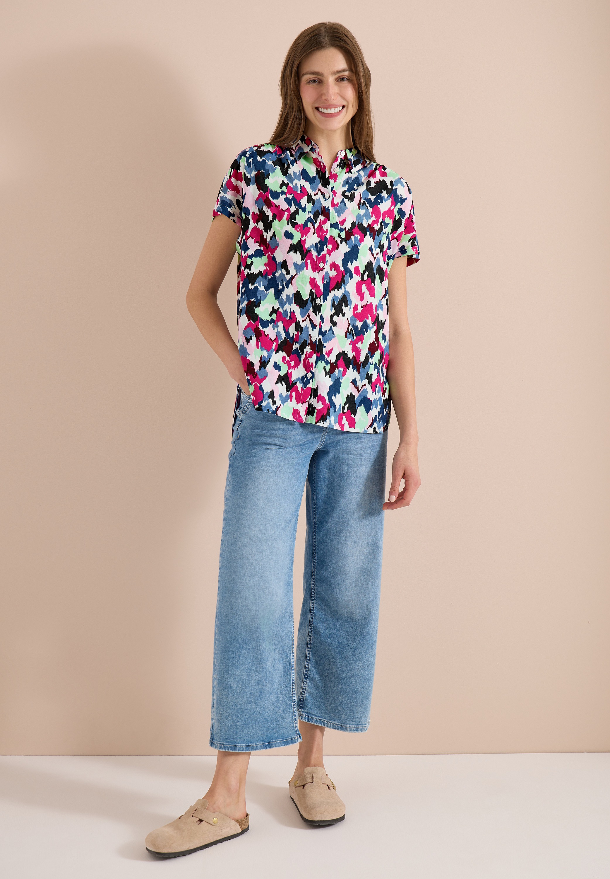 Cecil Shirtbluse mit allover Print
