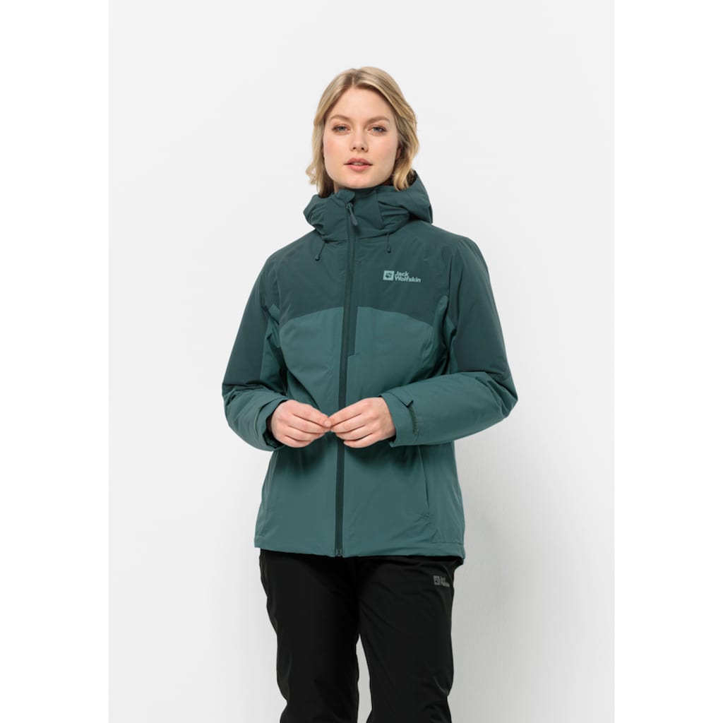 Jack Wolfskin 3-in-1-Funktionsjacke »FELDBERG 3IN1 JKT W«, (2 teilig), mit Kapuze