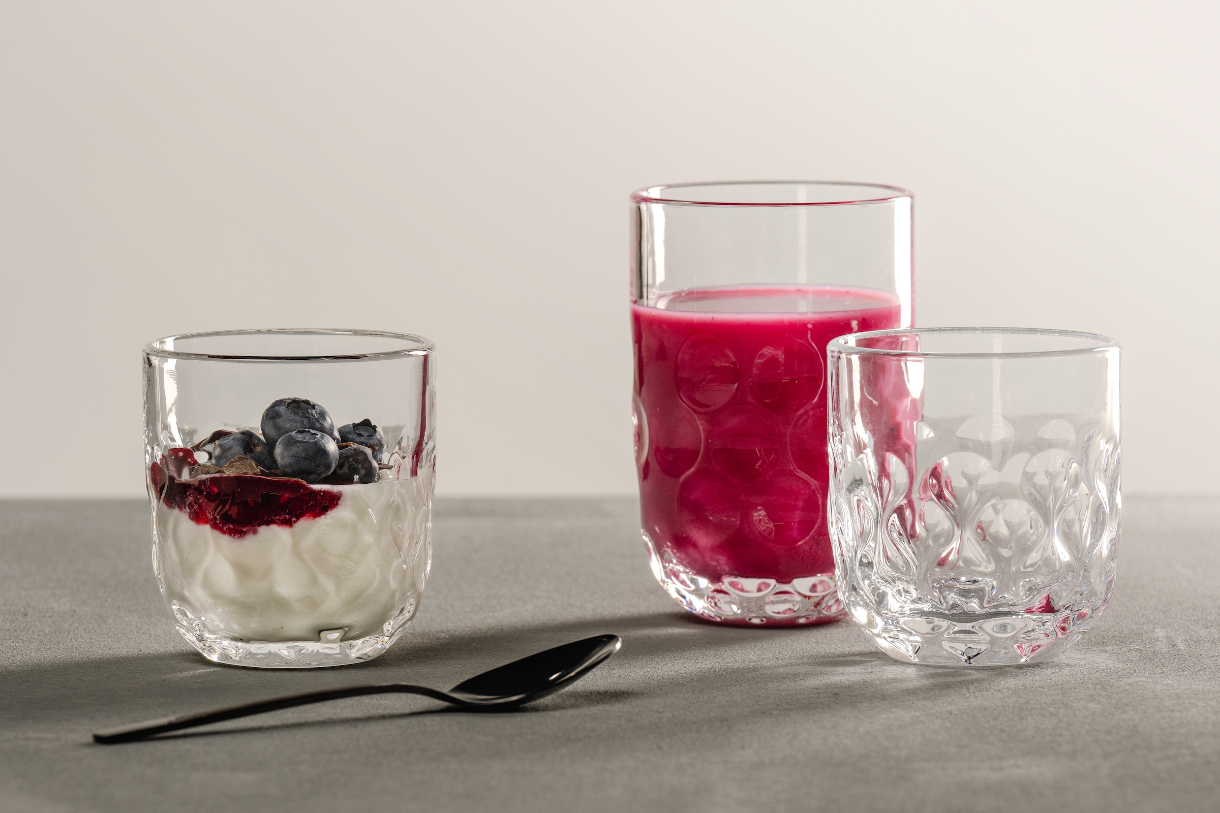 LEONARDO Gläser-Set »Kaffee-Glas GOCCE, 220 ml, 6er-Set«, (Set, 6 tlg.), 2. Variante, mit Tropfenrelief