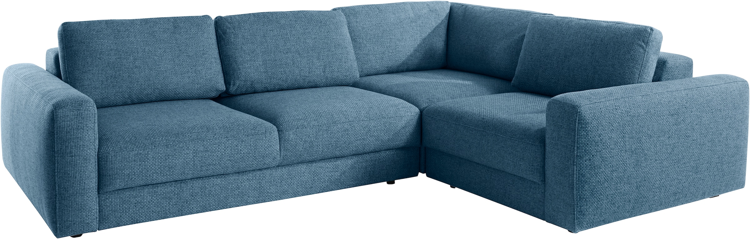 Places of Style Ecksofa »Bloomfield, L-Form«, extra tiefe Sitzfläche, wahlweise mit Sitztiefenverstellung