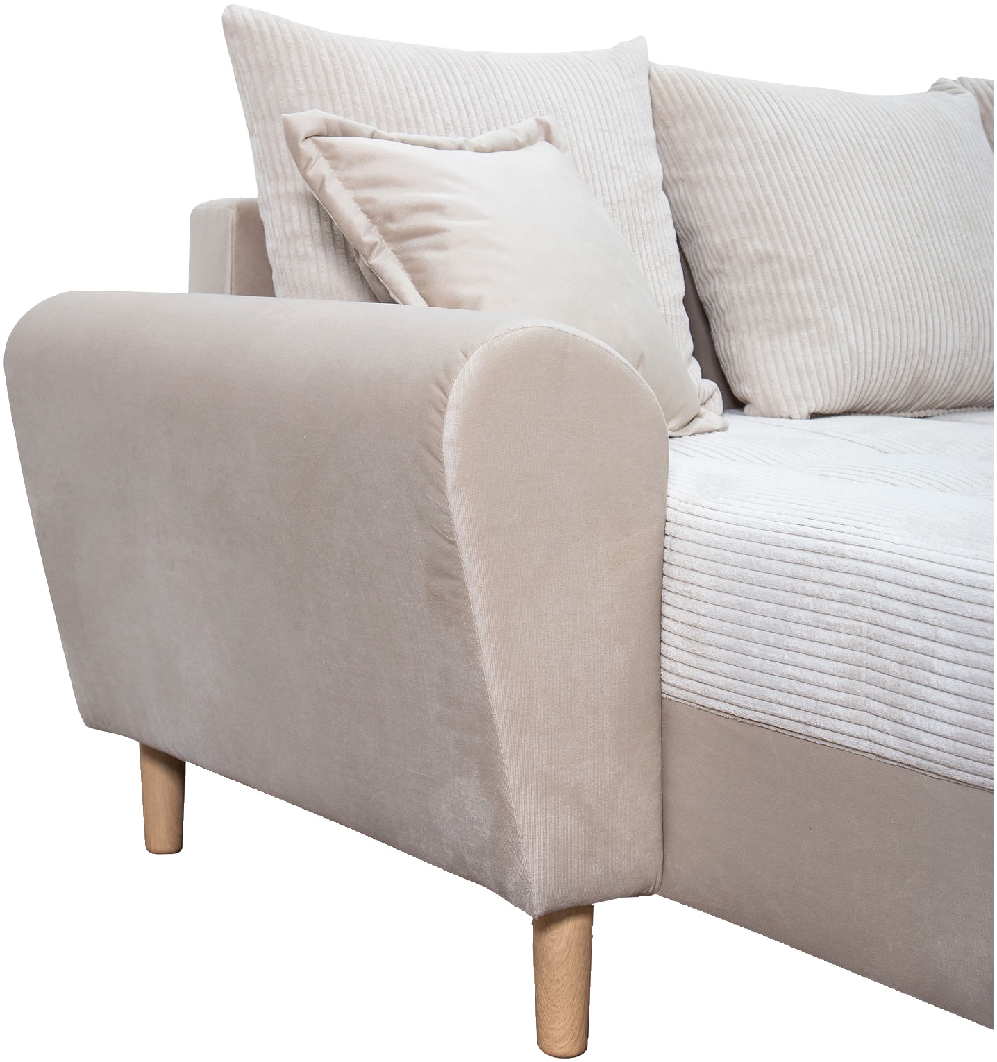 COLLECTION AB Wohnlandschaft »Raisa U-Form«, mit Federkern, Kissen und Steppung im Sitzbereich