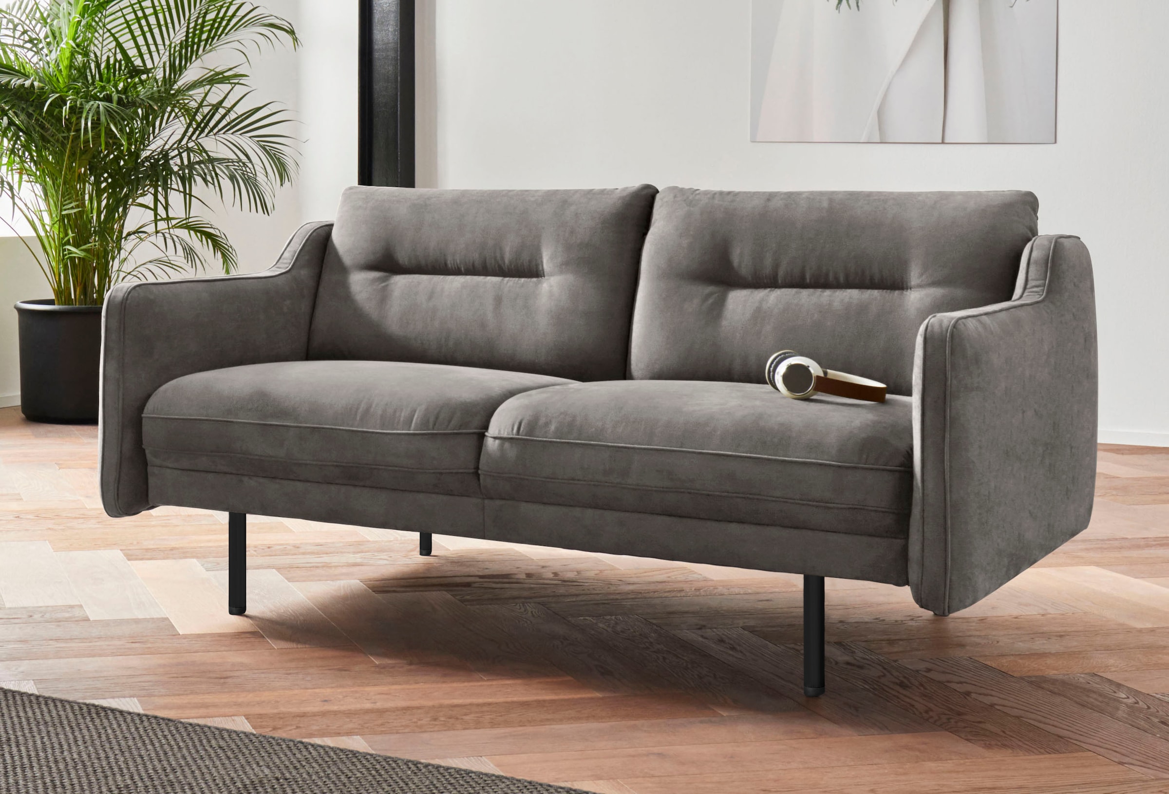 Home affaire 2-Sitzer "Nordfyn" edles Design in 3 Bezugsqualitäten, Design günstig online kaufen