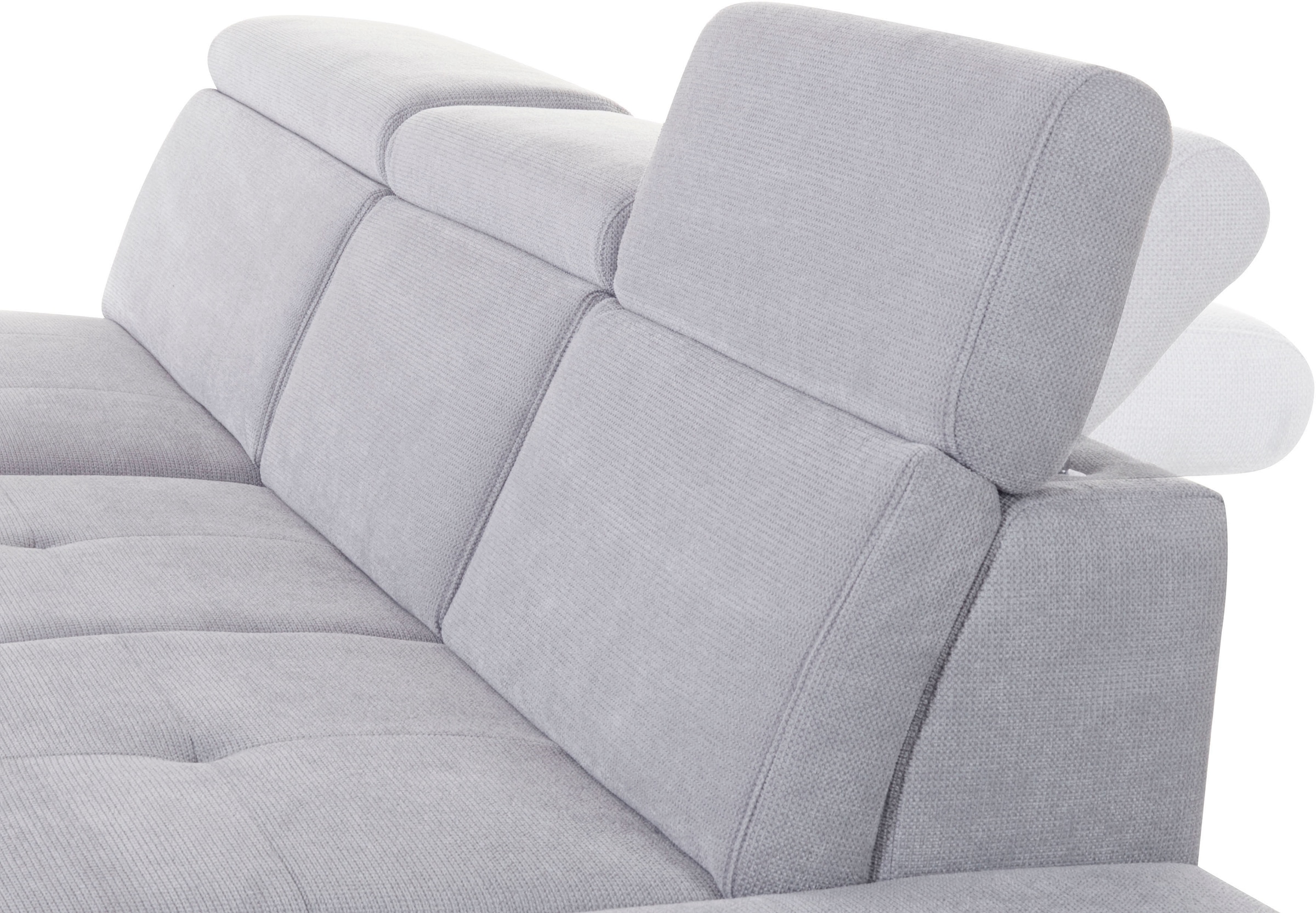 INOSIGN Ecksofa »Cardiz L-Form«, inkl.Kopfteilverstellung und Federkern wahlweise mit Bettfunktion