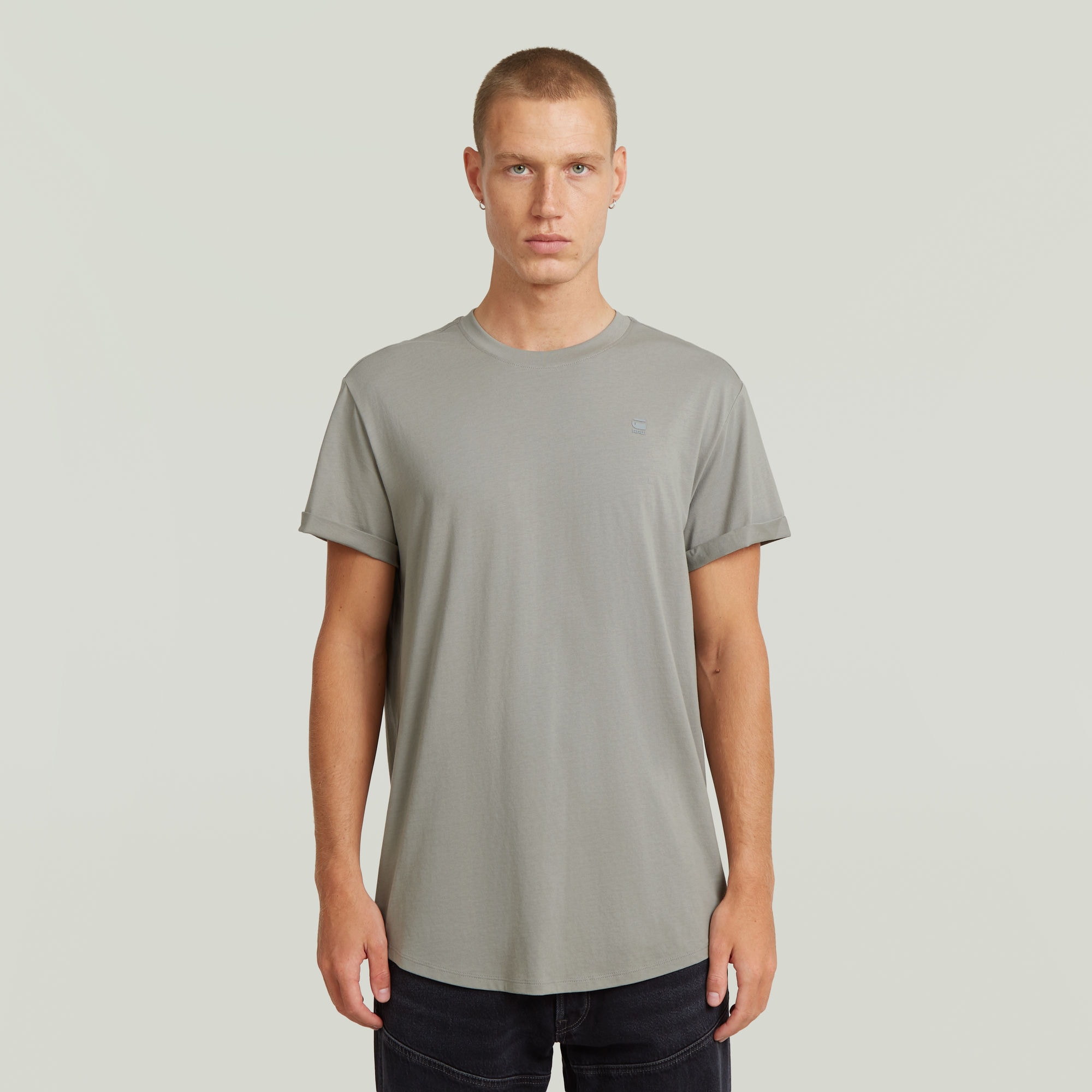 G-STAR Kurzarmshirt "Lash" Rundhals, Logoapplikation günstig online kaufen