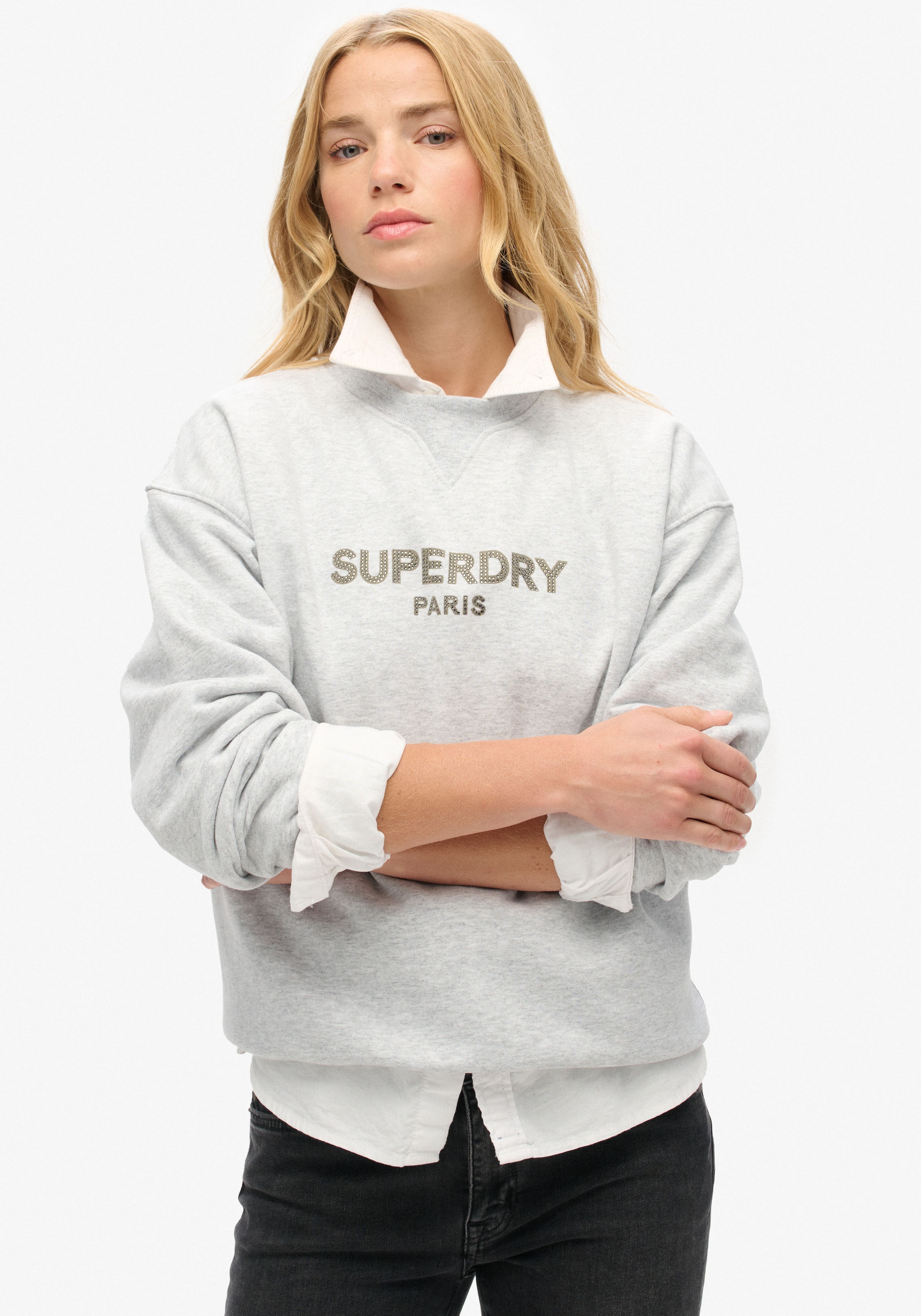 Sweatshirt »SPORT LUXE LOOSE CREW SWEAT«