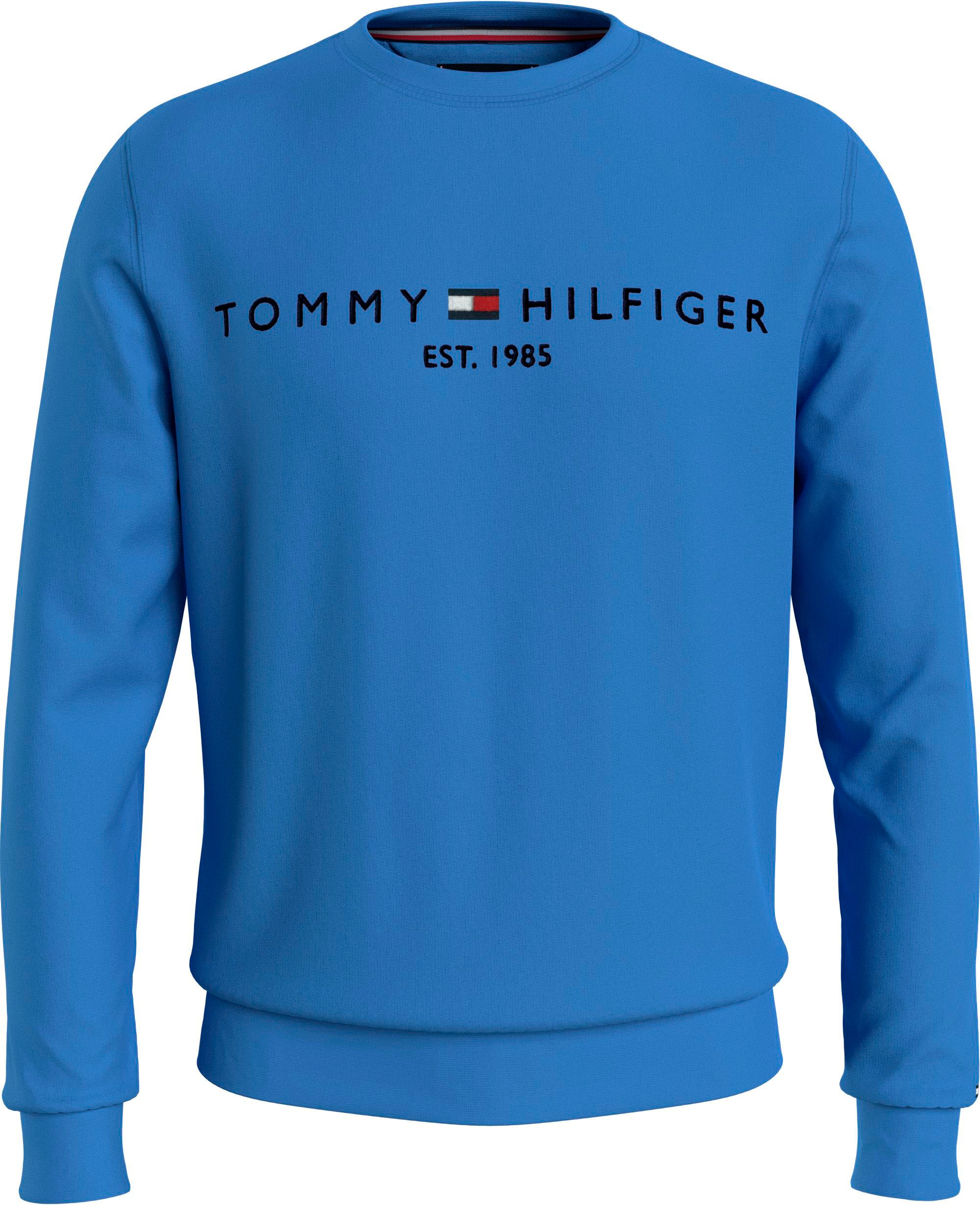 Tommy Hilfiger Sweatshirt mit SWEATSHIRT«, Rundhalsausschnitt BAUR klassischem bestellen ▷ | »TOMMY LOGO