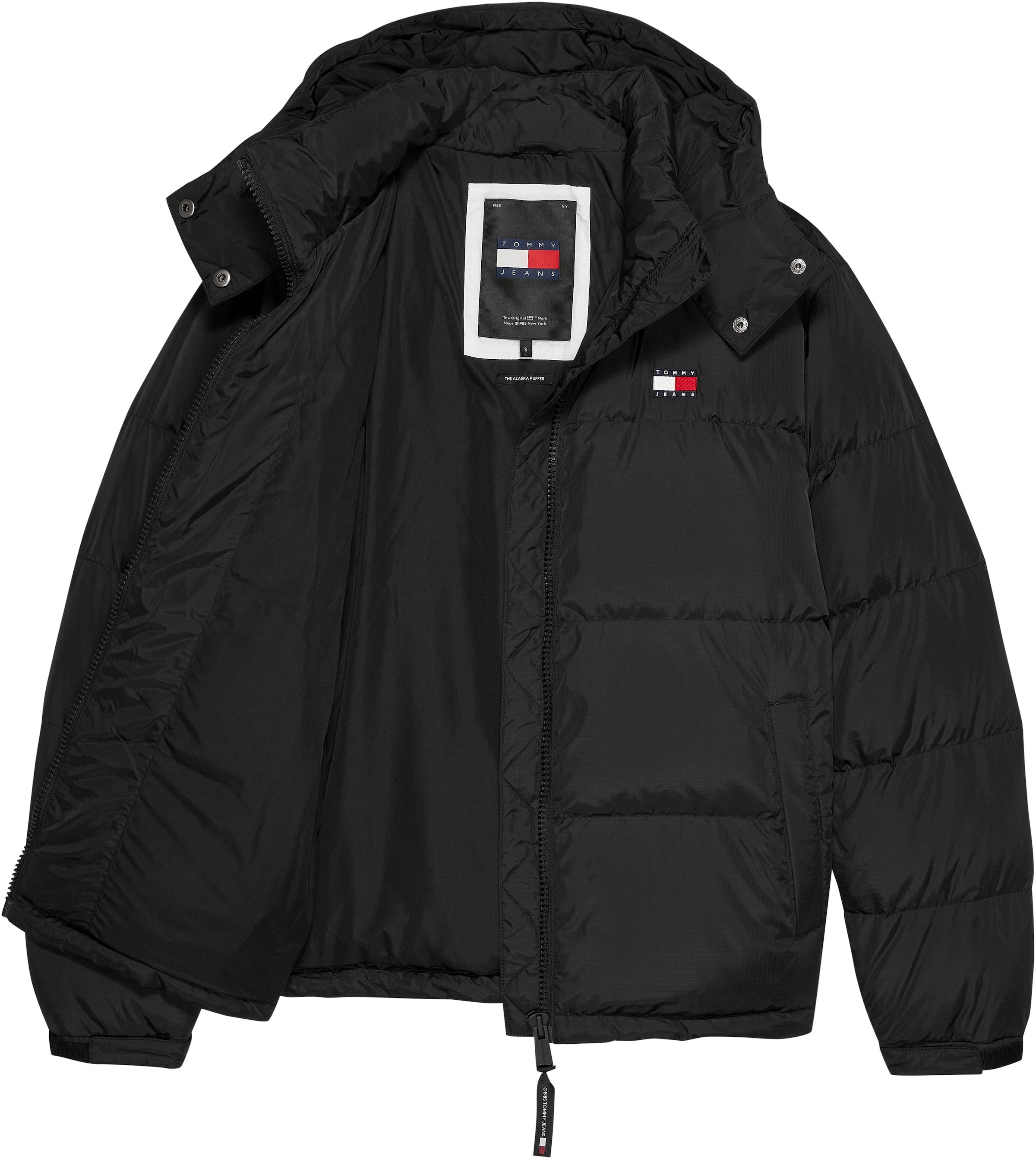 Tommy Jeans Steppjacke »TJW ALASKA PUFFER EXT«, mit Kapuze, mit Logostickereien