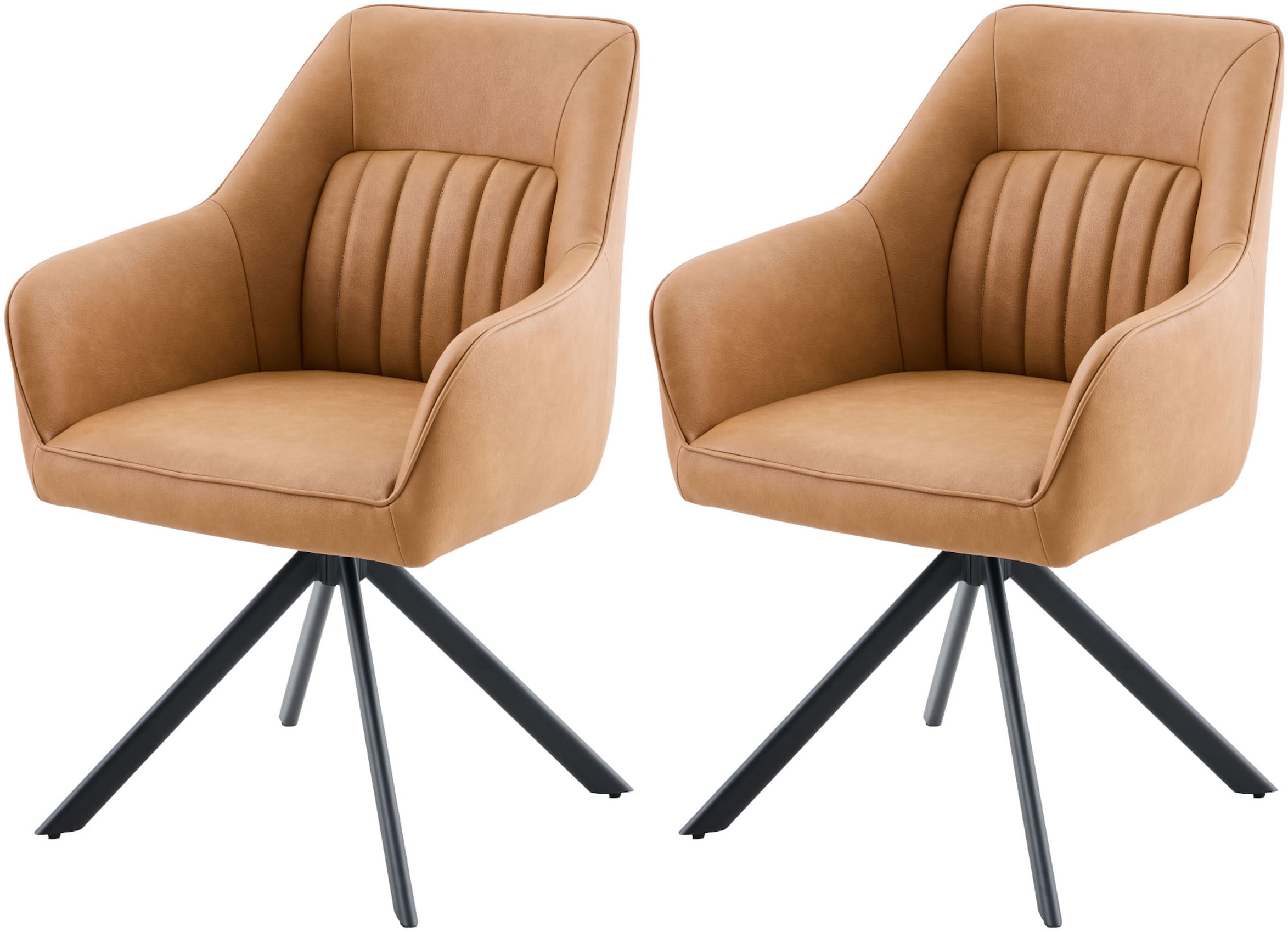 HELA Armlehnstuhl "POLINA" (Set) 2 Stk.4-Fuß, 360 drehbar, Ovalrohrgestell, günstig online kaufen