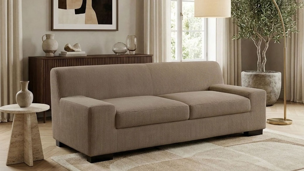 OTTO home 2-Sitzer "Faxxe 194 x 85 cm, auch mit Schlaffunktion" aus haustierfreundlichem Pet Friendly Cord