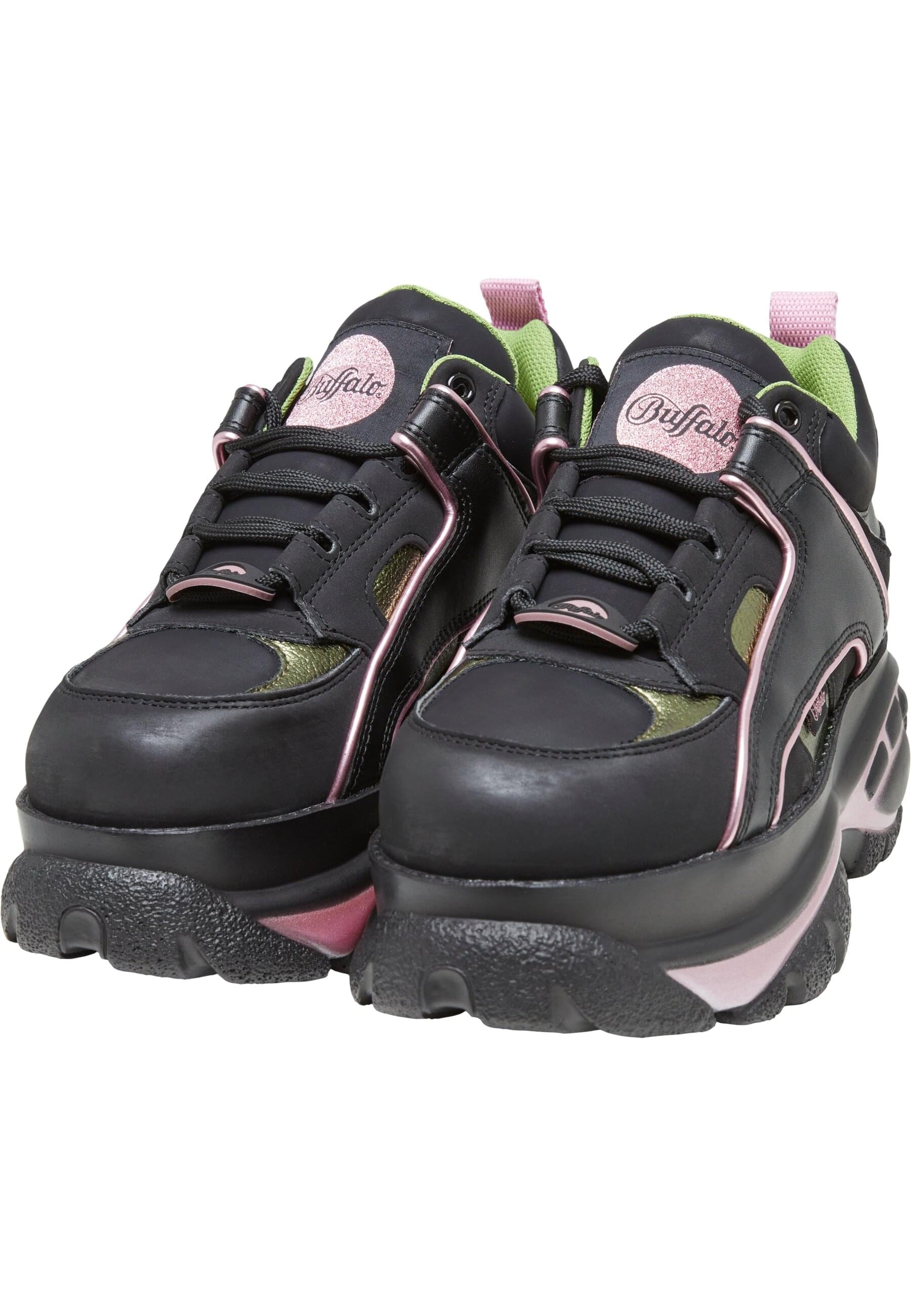 BUFFALO Damen Trainingsschuh "Buffalo Buffalo rev", Gr. 40schwarz, grün, rose, Schuhe