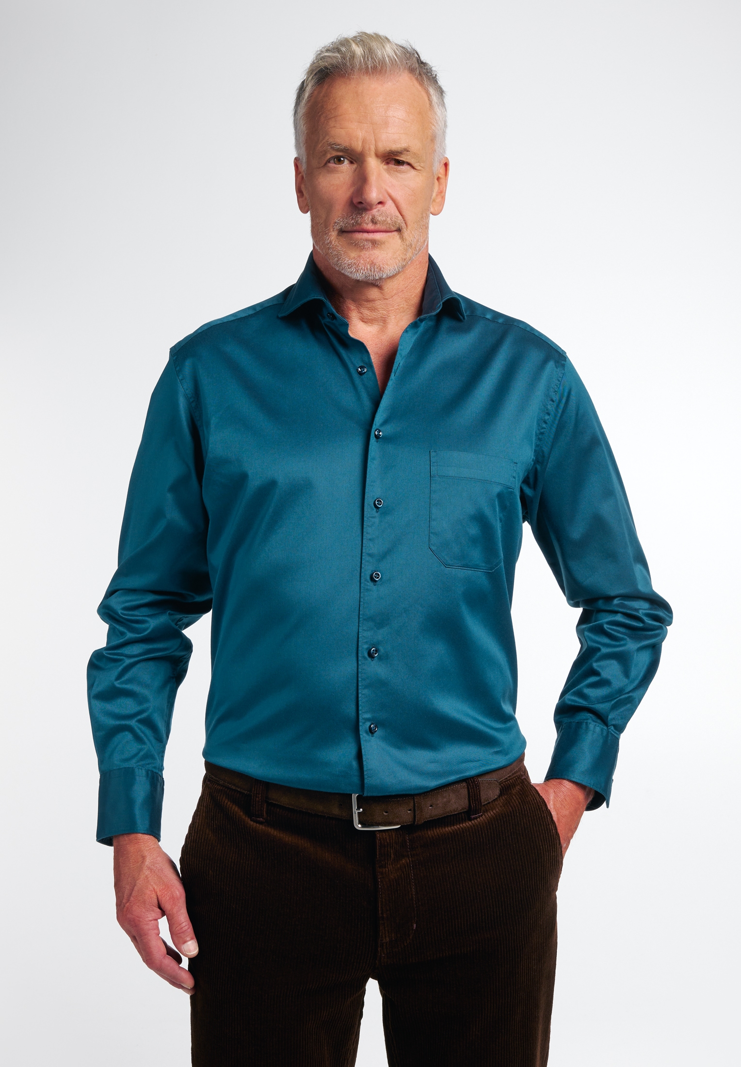 Eterna Langarmhemd "COMFORT FIT" EASY IRON (bügelleicht) günstig online kaufen