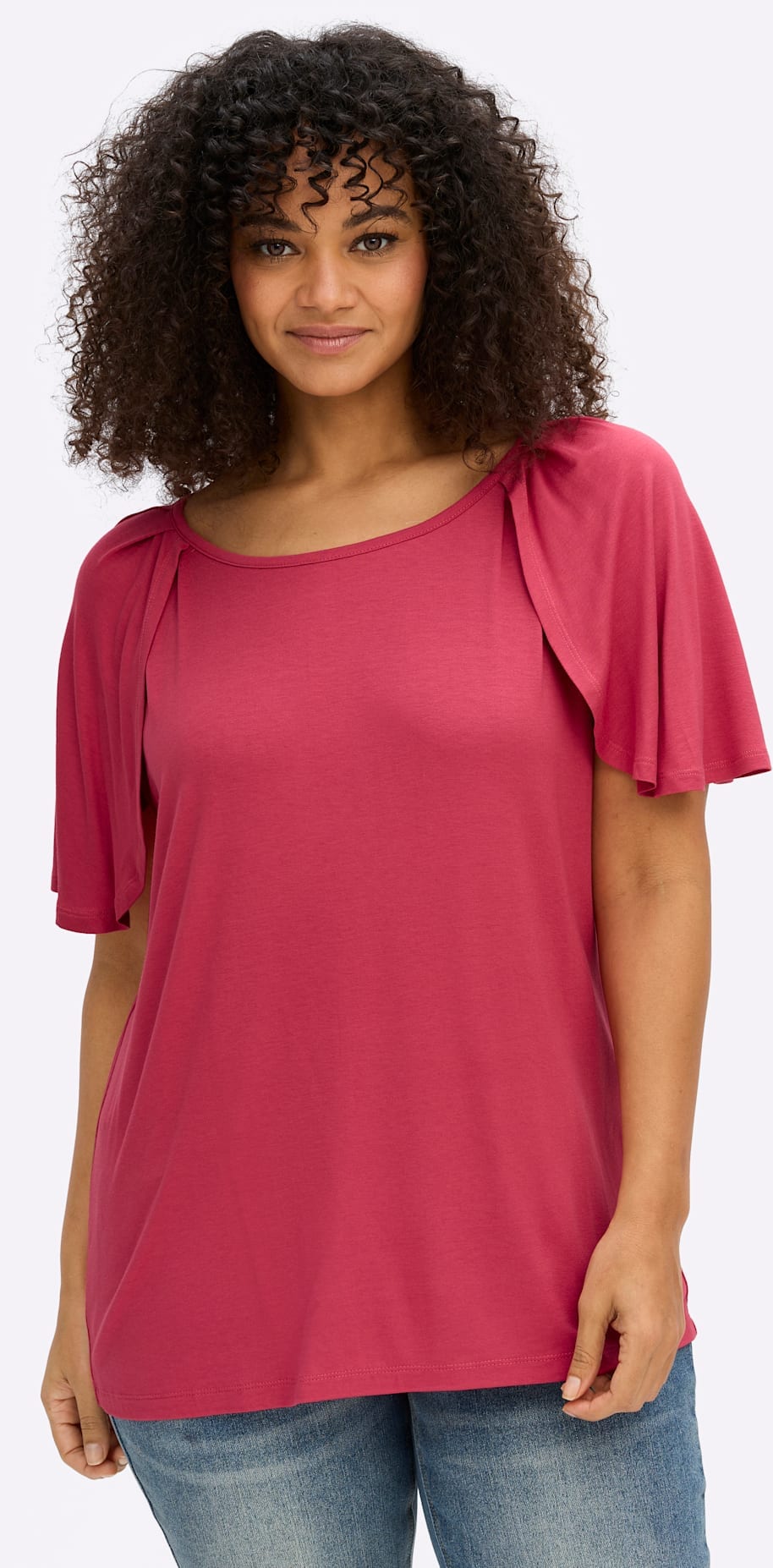 Sheego Rundhalsshirt "T-Shirt" 1
