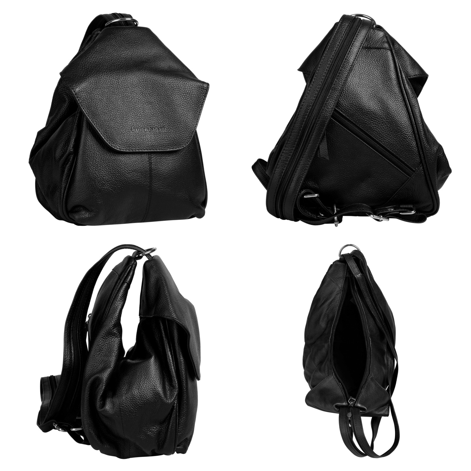Bruno Banani Cityrucksack, echt Leder