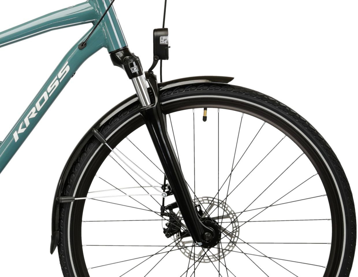 Kross Trekkingrad »Herren-Trekkingrad 28" Trans 3.0 Grün 24 Gänge« 24 Gang Shimano ACERA M3020 Schaltwerk Kettenschaltung