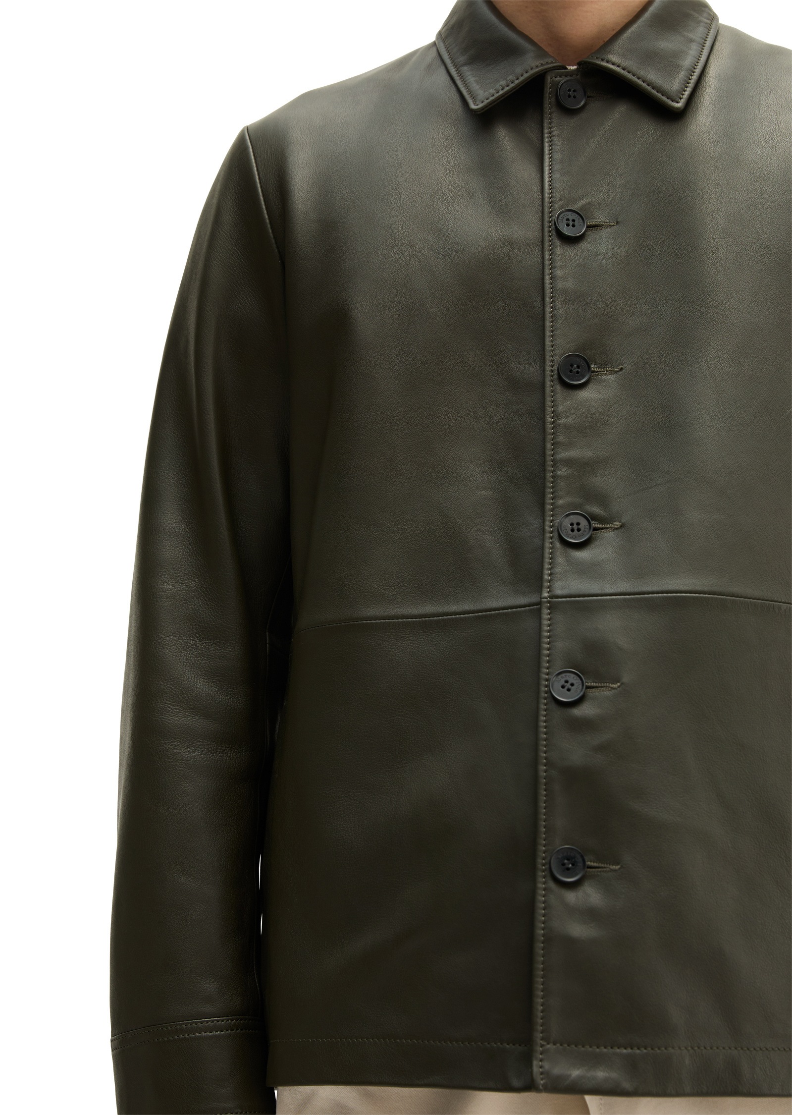 Marc O'Polo Lederjacke »aus weichem Lammleder« ohne Kapuze