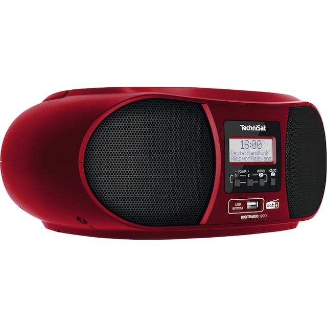 TechniSat Digitalradio (DAB+) »DIGITRADIO 1990«, (Bluetooth Digitalradio ( DAB+)-UKW mit RDS 3 W), CD-Player | BAUR