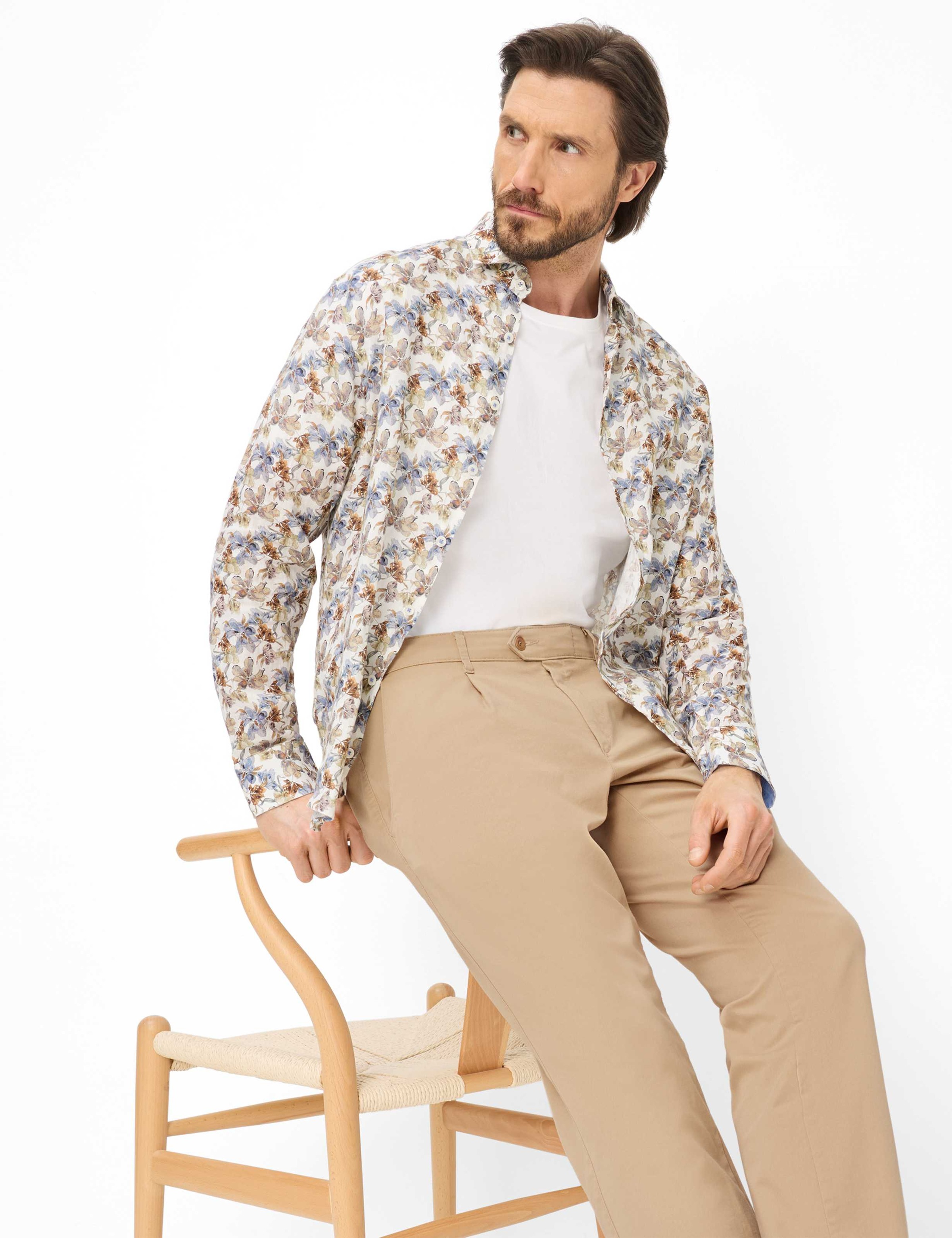 EUREX by BRAX Bundfaltenhose »Style LUIS«