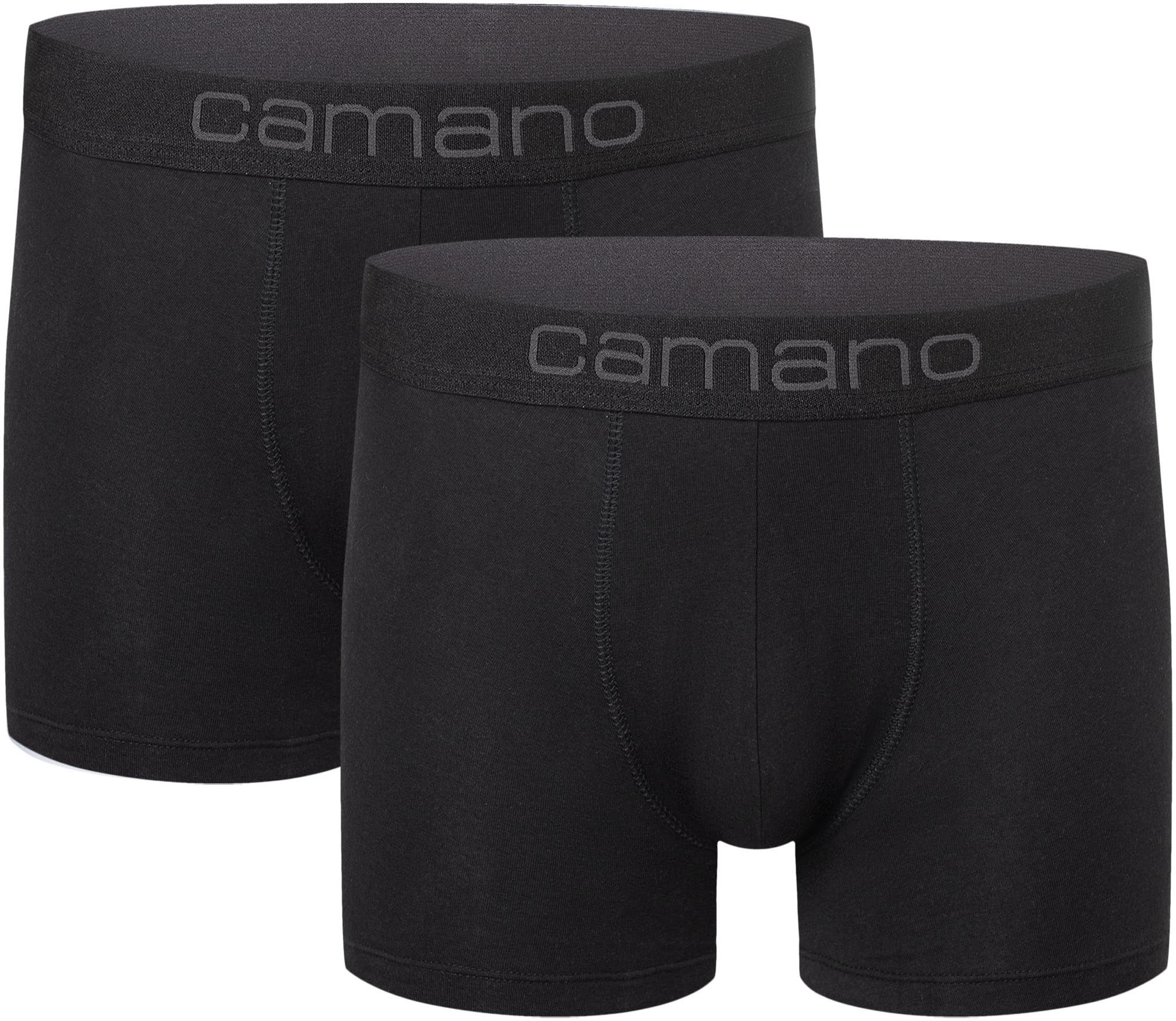 Camano Boxershorts »comfort«, (6er Pack), mit Stretch-Logobund