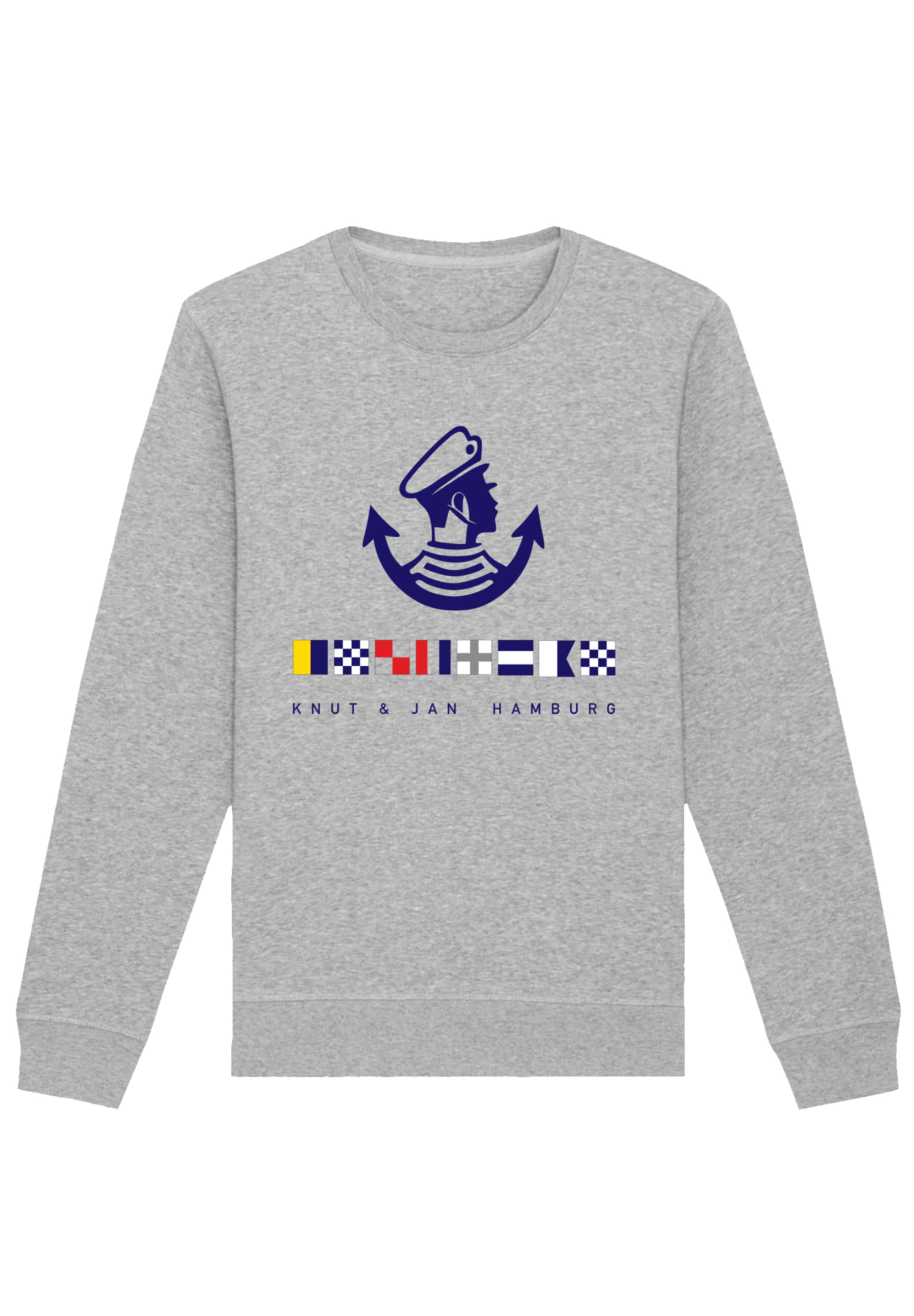 F4NT4STIC Sweatshirt »Logo Knut & Jan Hamburg«, Premium Qualität