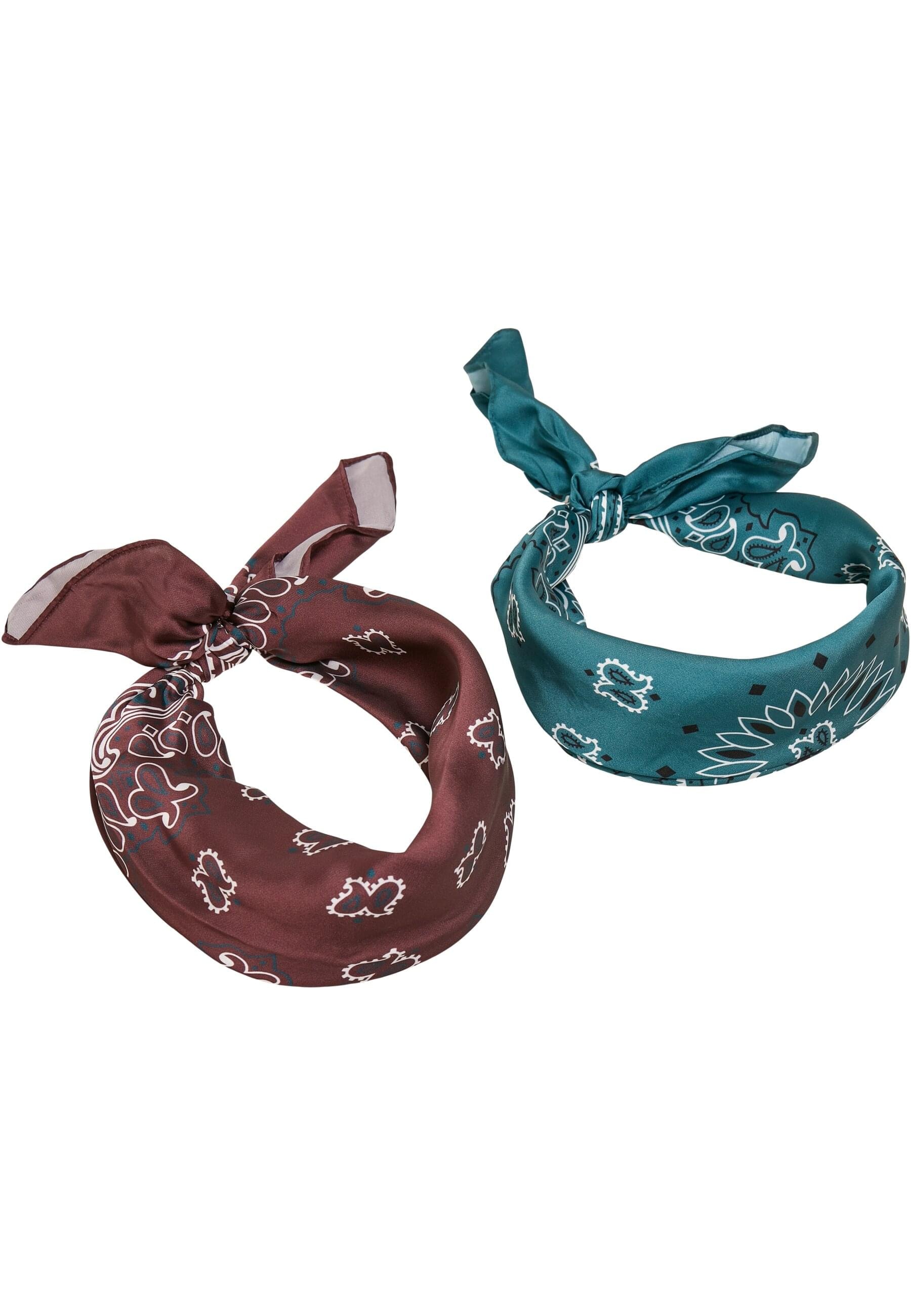 URBAN CLASSICS Loop "Urban Classics Unisex Satin Bandana 2-Pack"