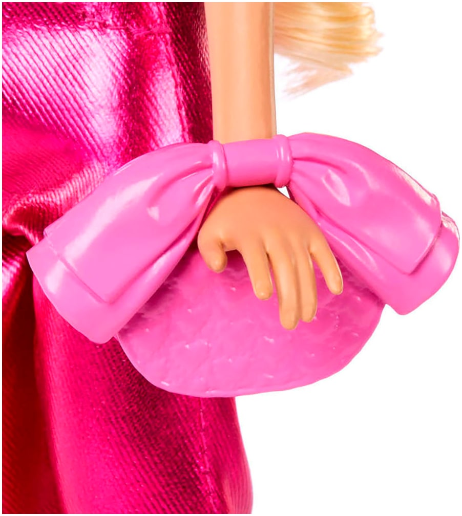 Barbie Anziehpuppe »Barbie Deluxe Style im pinken Metallic Outfit«